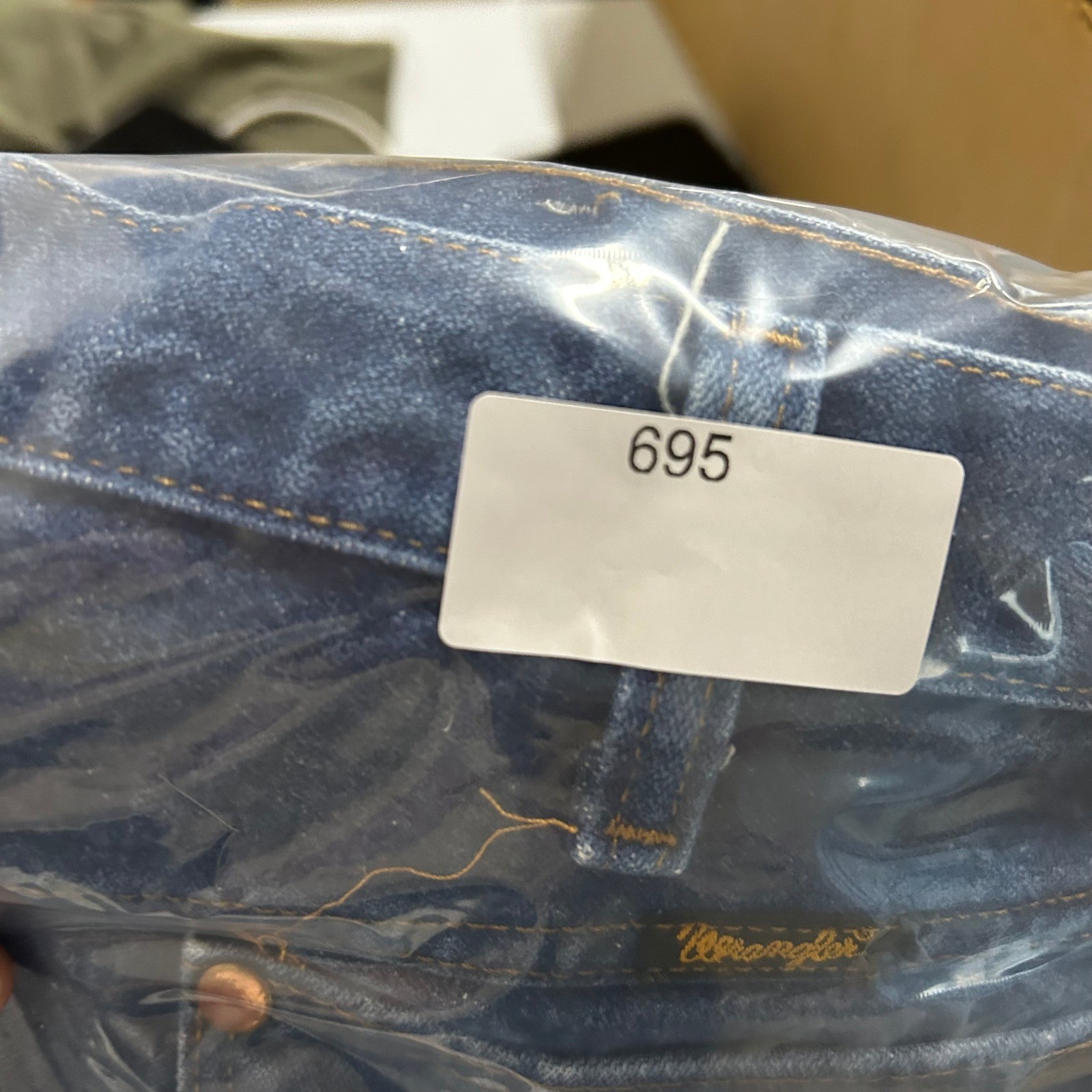 Wrangler Jeans Mens Size 36×40 Blue Cowboy Cut 13MWZ Original Fit Straight Leg