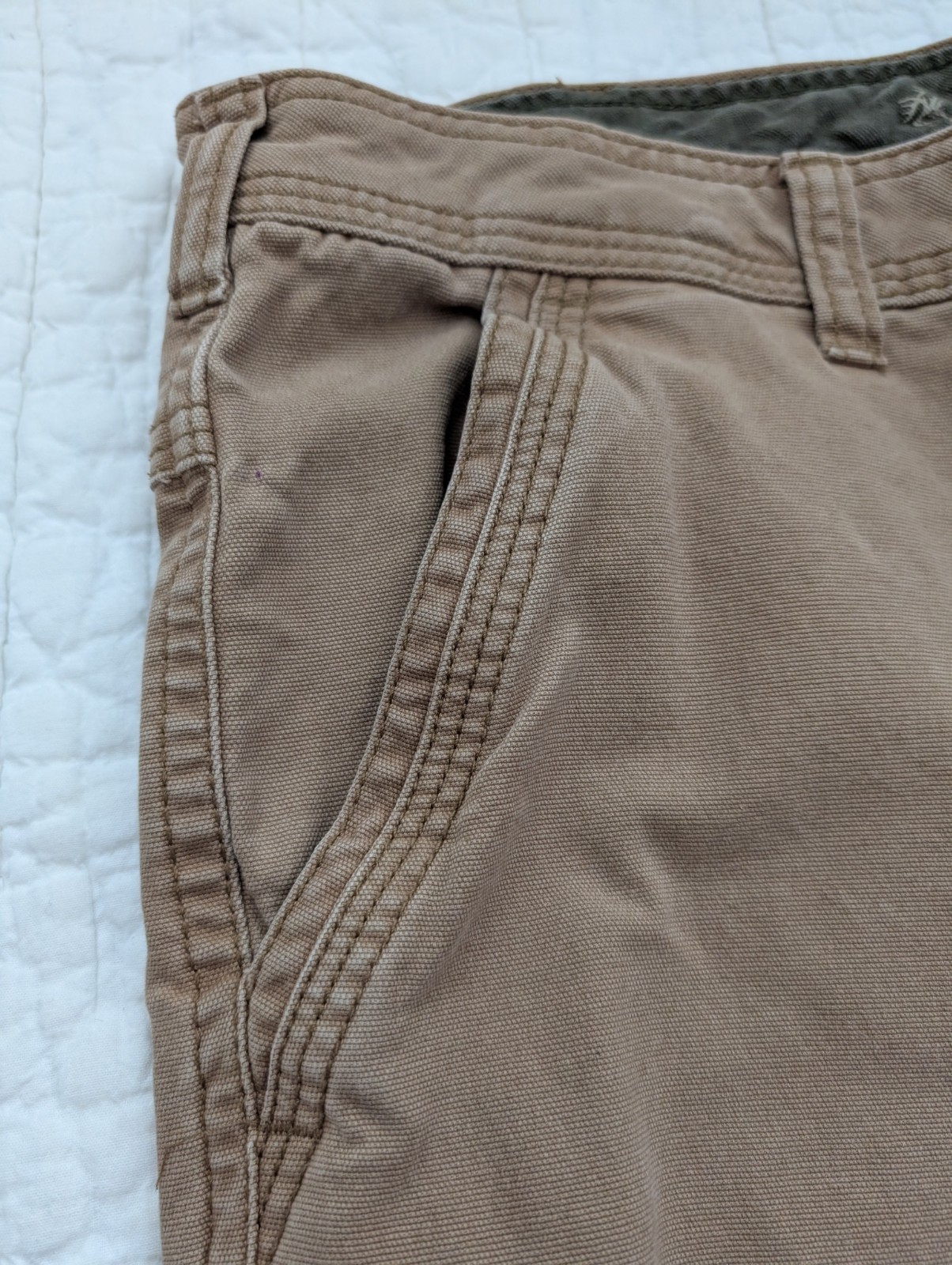 Legendary Outfitters Men’s Canvas Pants 38X32 Brown Stretch Workwear Hunting