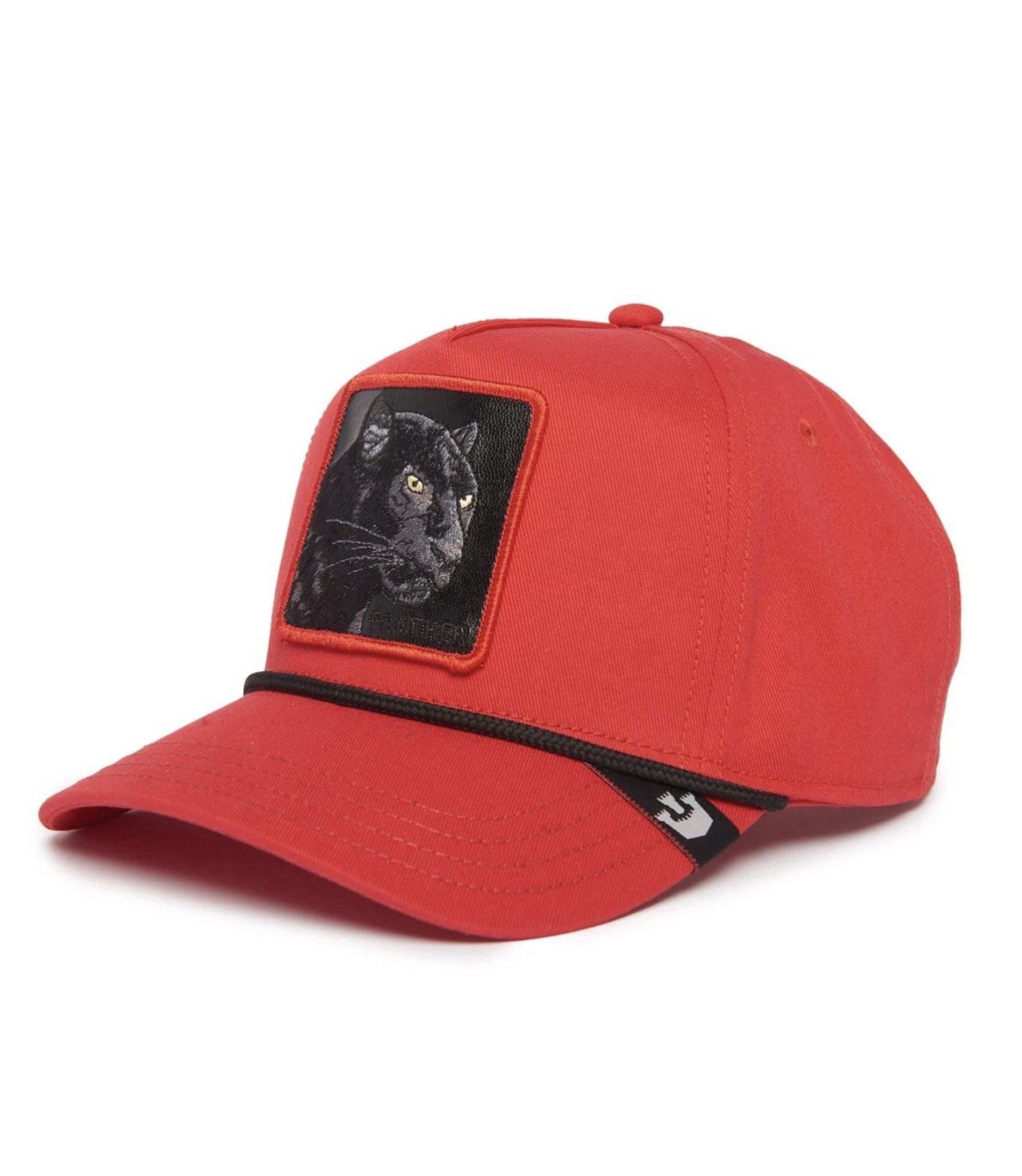 Goorin Bros. Black Panther Trucker hat. Red