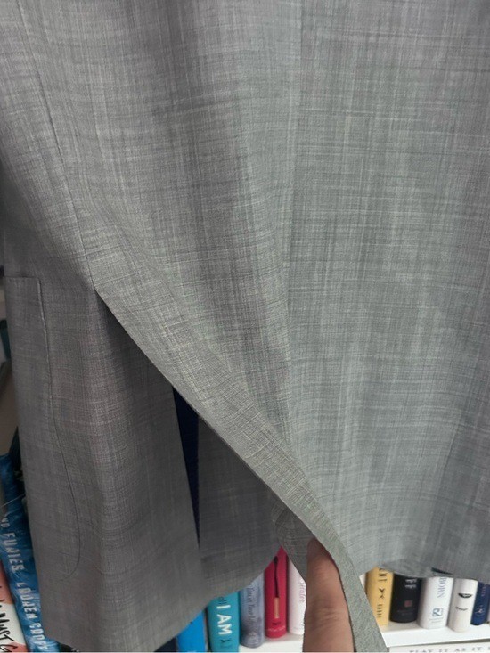Suitsupply Light Grey Tailored Fit Havana Suit Jacket 38L Pure Wool S120