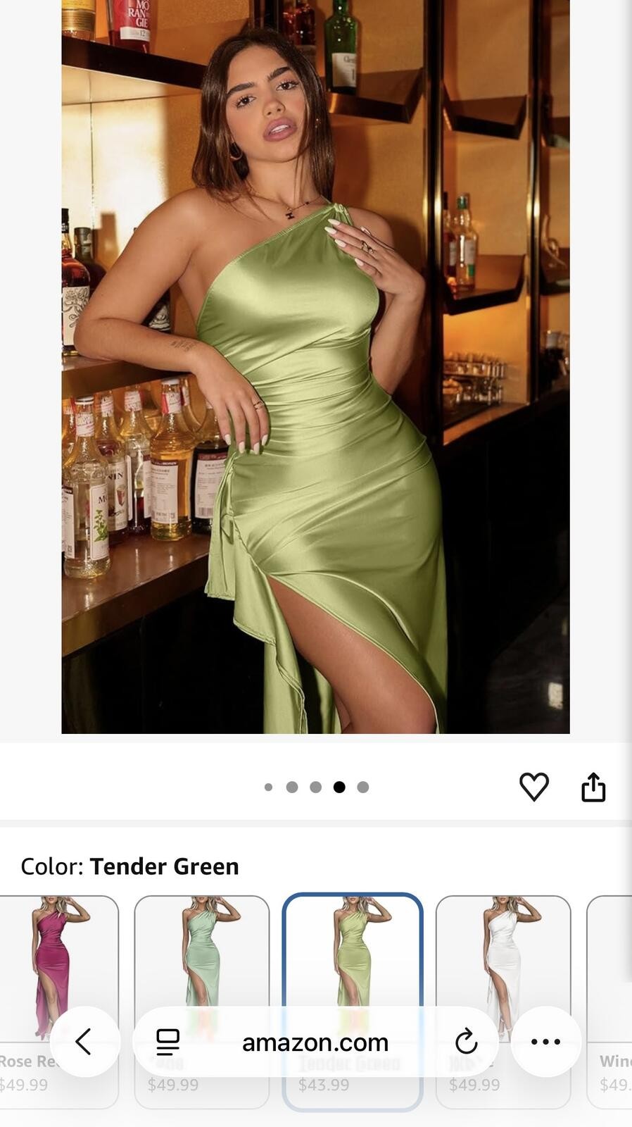 Viral OYS One Shoulder Formal Dress