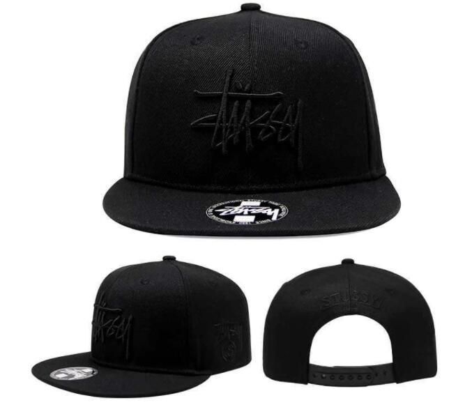 check description chose color STUSSY Snapback Cap Hat black Gray White Red acs