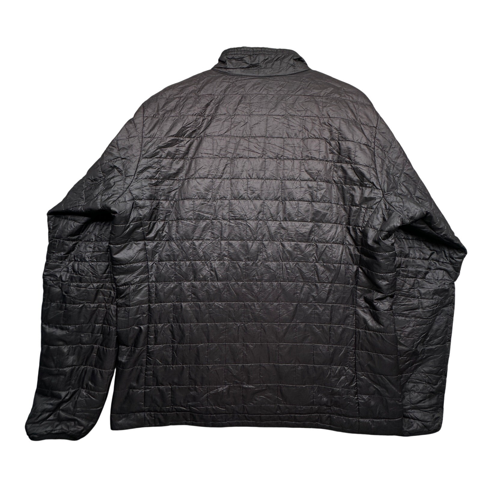 Patagonia Nano Puff Primaloft Puffer Jacket Mens XL Black Full Zip 84212