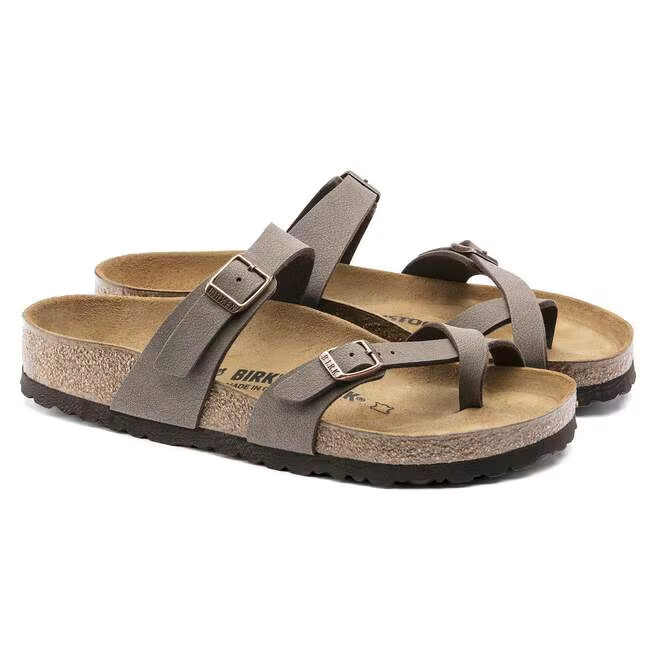 NEW IN BOX! Birkenstock Mayari Birkibuc Mocha Unisex’s Comfort Sandal – SALE!!