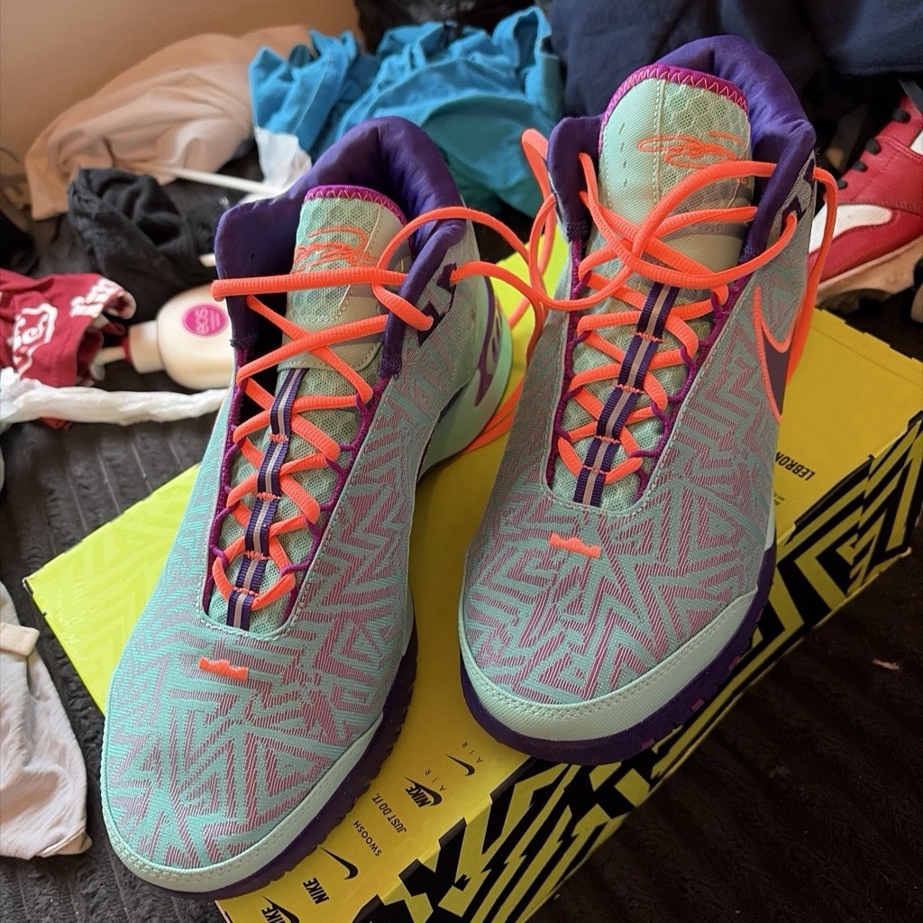 Nike Zoom LeBron NXXT Genisus Hyper Turquoise Low Top Lace Up HF0712-300