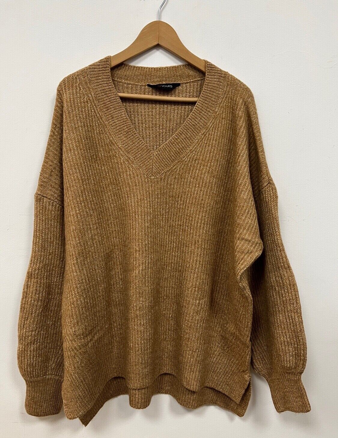 Ladies Ex Yours Plus Size V-Neck Jumper Size 16 18 20 22-24 26-28 30-32 34-36