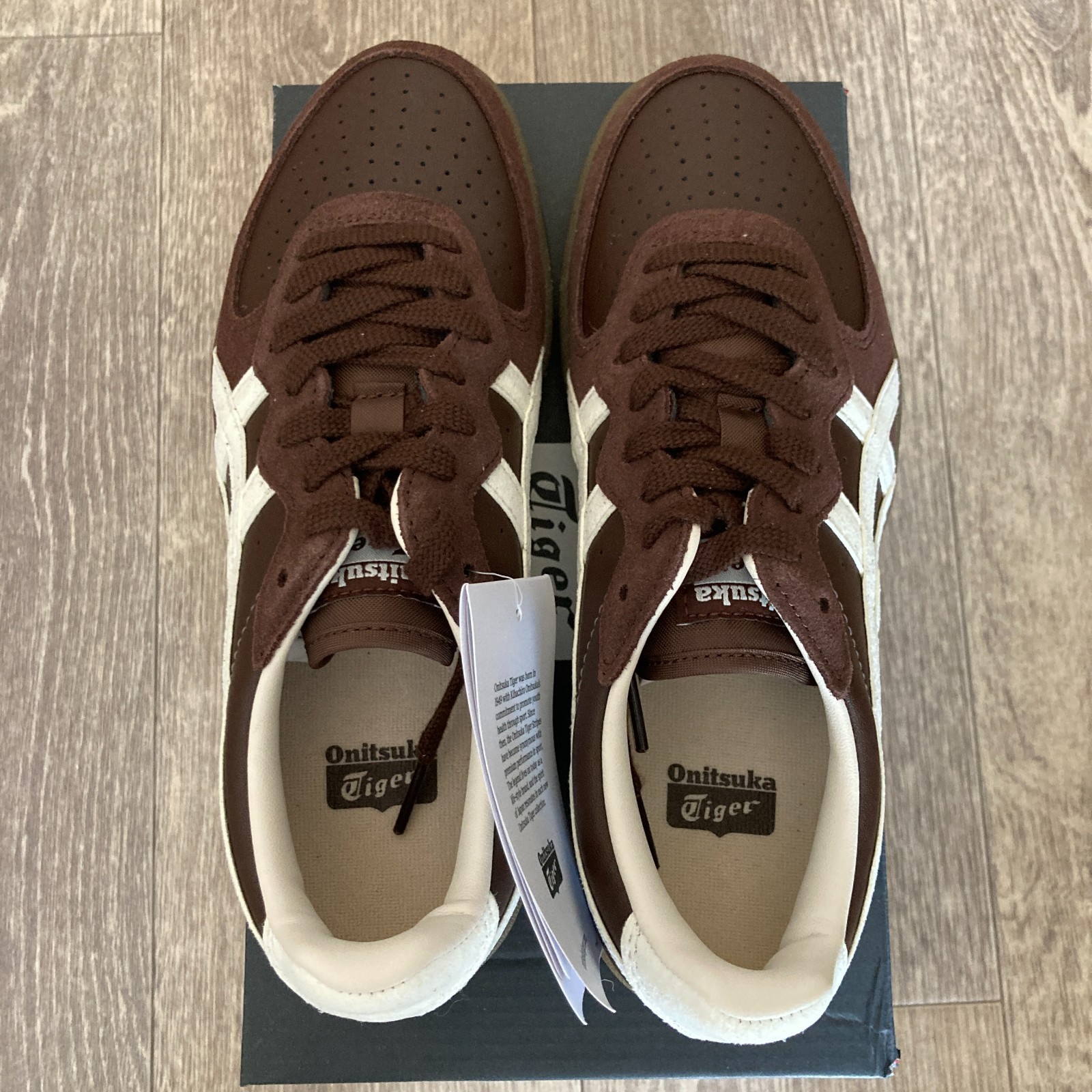 Onitsuka Tiger GSM 1183A353 200 DARK BROWN/CREAM New in Box from Japan