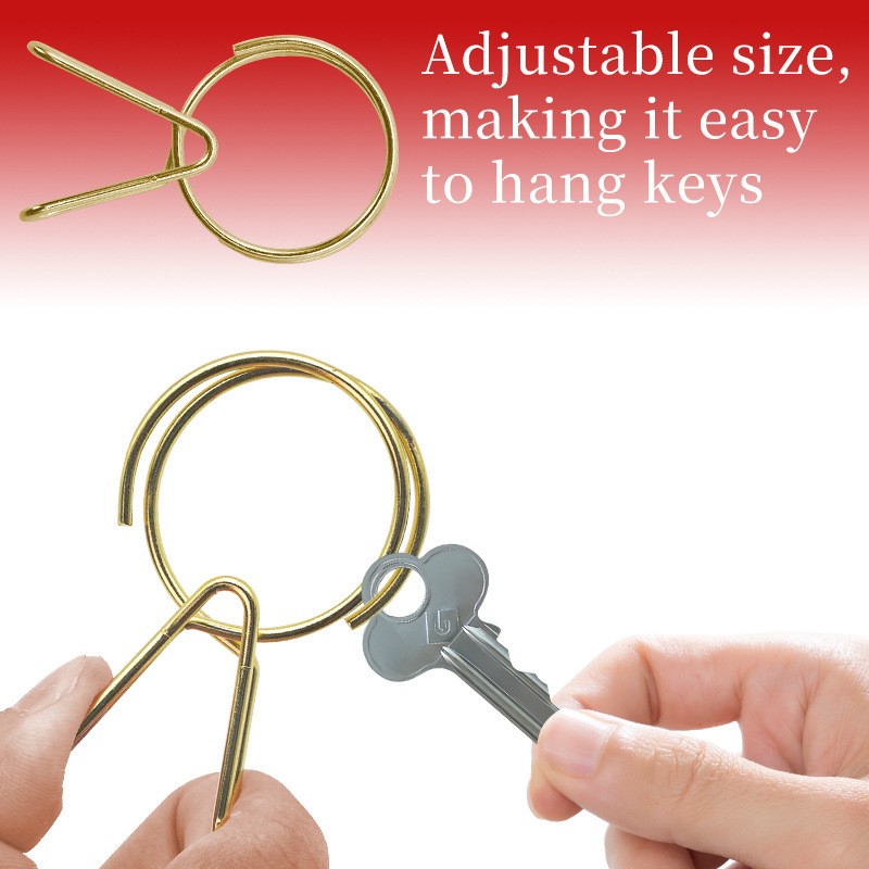 Portable Hangable Durable Key-Organizing Sturdy Carry-Convenient Pocket Key Clip