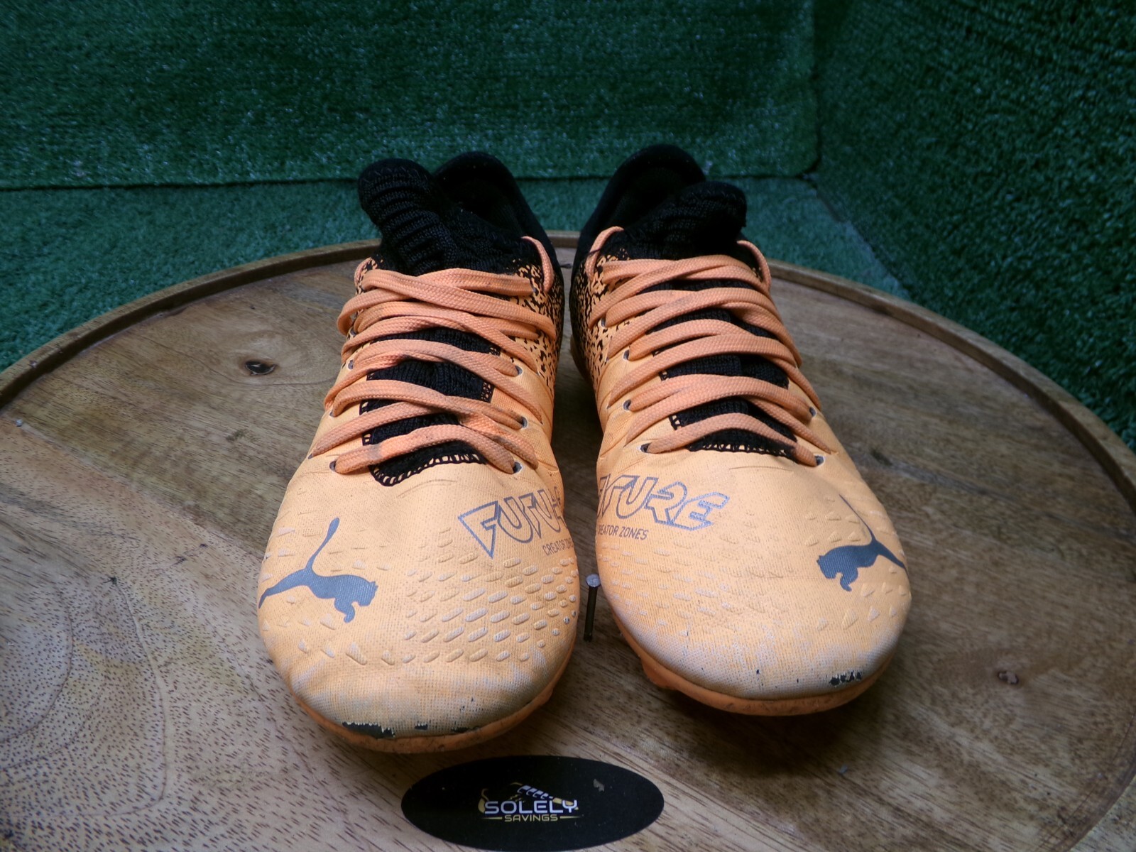 Puma Future 4.3 Boys Orange Athletic Running Soccer Cleats Size 2C 106777-01