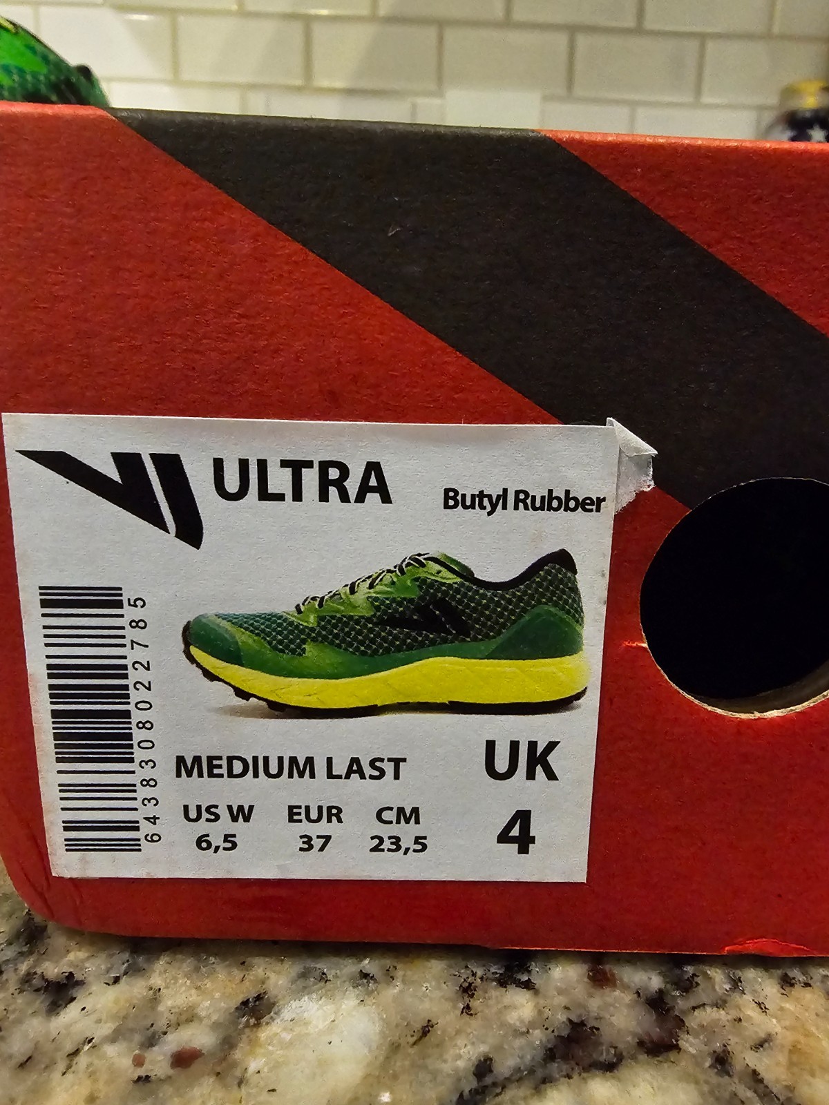 SIZE 6.5W, VJ trail running shoes Made in Finland, MADE WITH KEVLAR