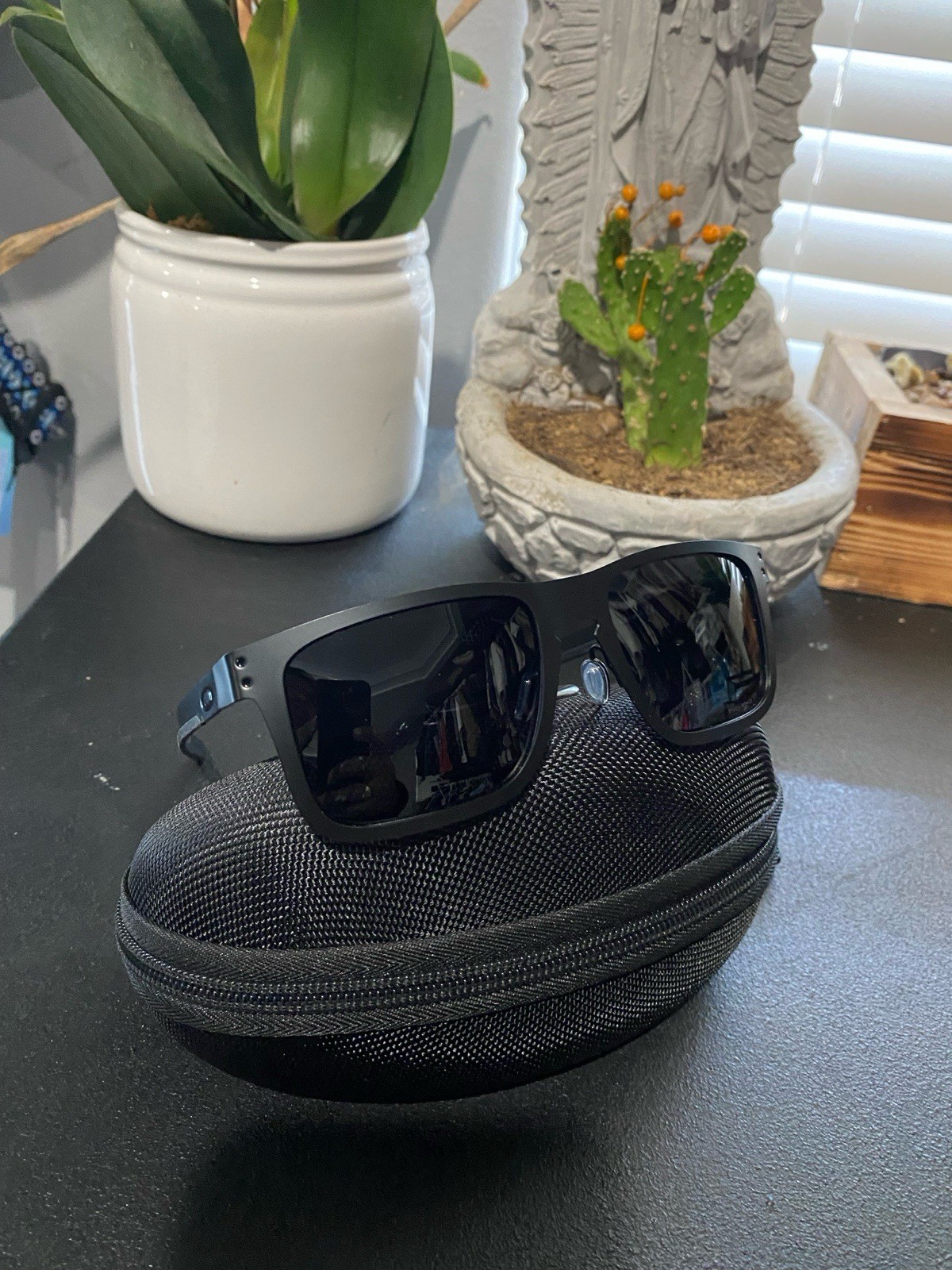 Oakley Holbrook Metal Square Sunglasses Black Frame & Lens OO4123-1155 Men
