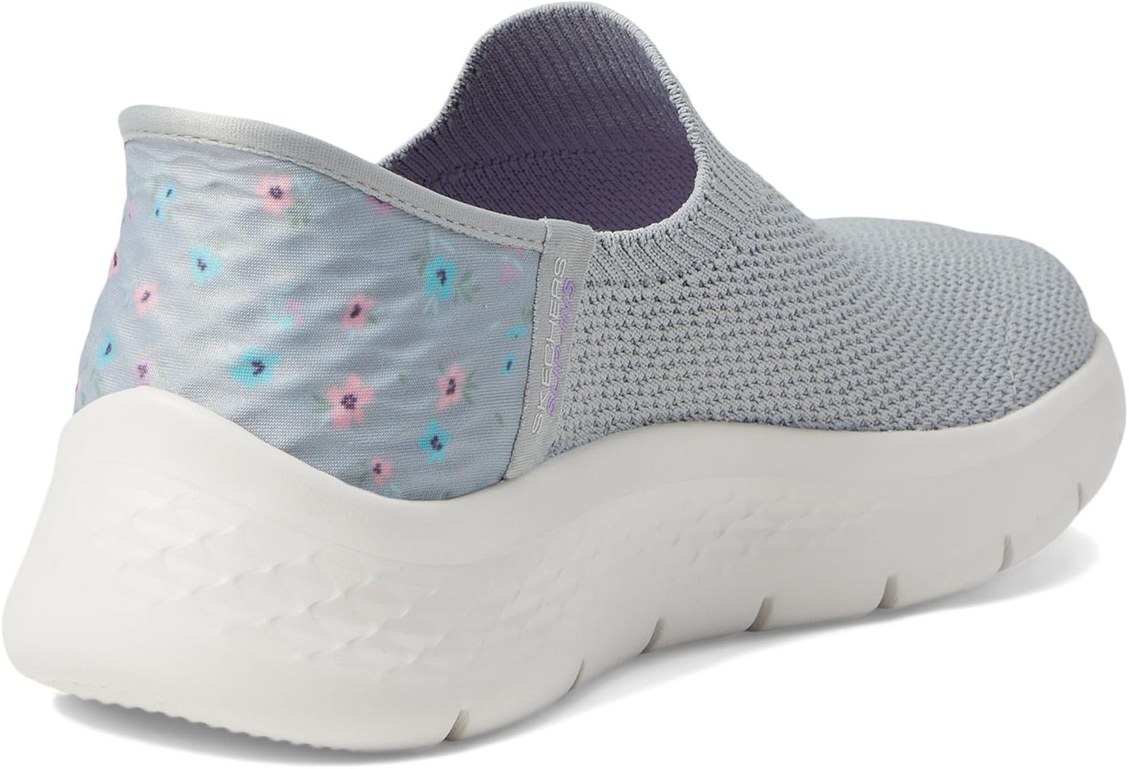 Skechers Women’s Go Walk Flex Sunset Rose Hands Free Slip-ins – Gray/Lavender –