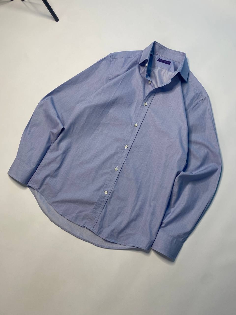 Ralph Lauren Purple Label Men’s Lavender Dress Shirt Long Sleeve Button Up 15.5
