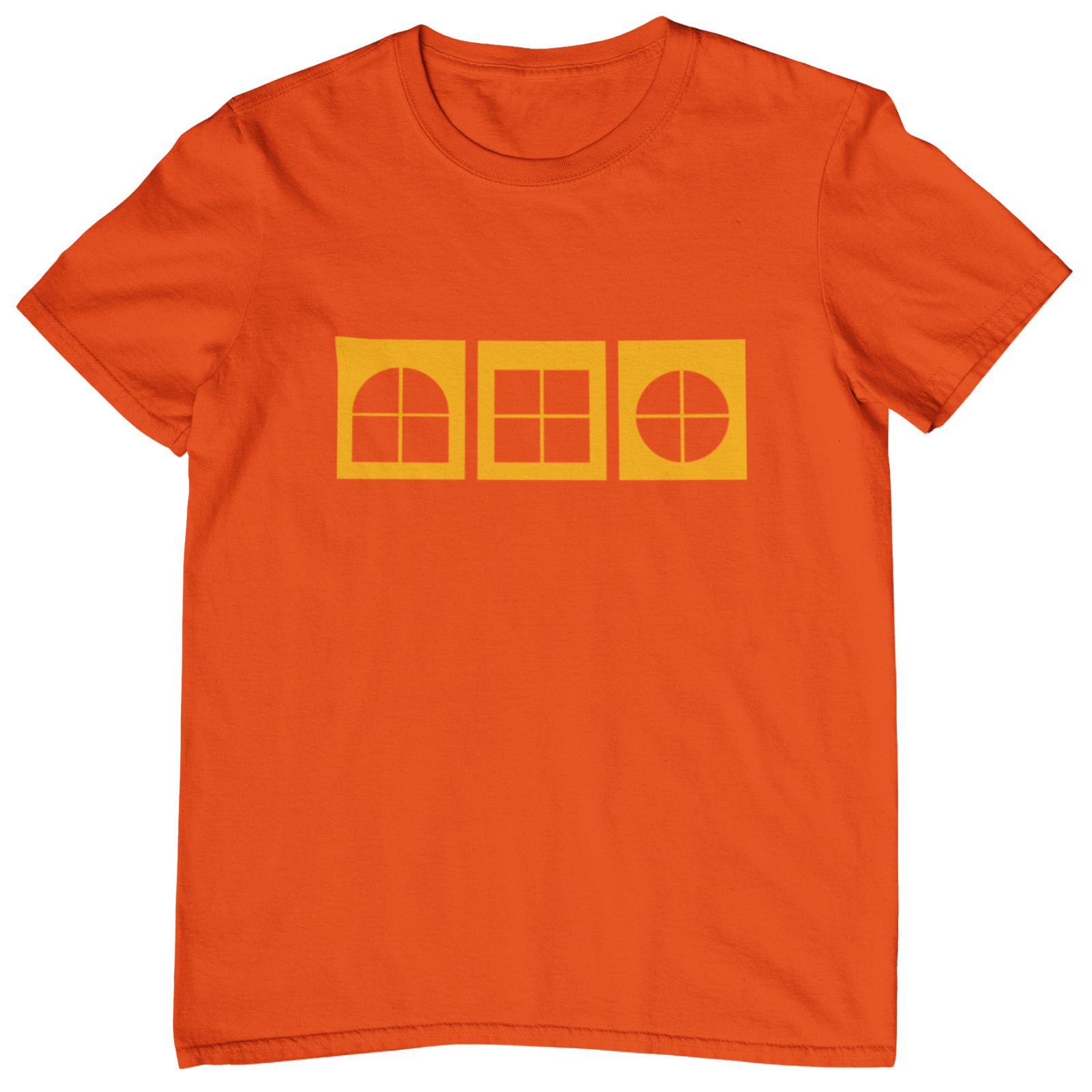 Play School Windows T-Shirt – 80s 70s kids childrens TV rainbow button retro 90s