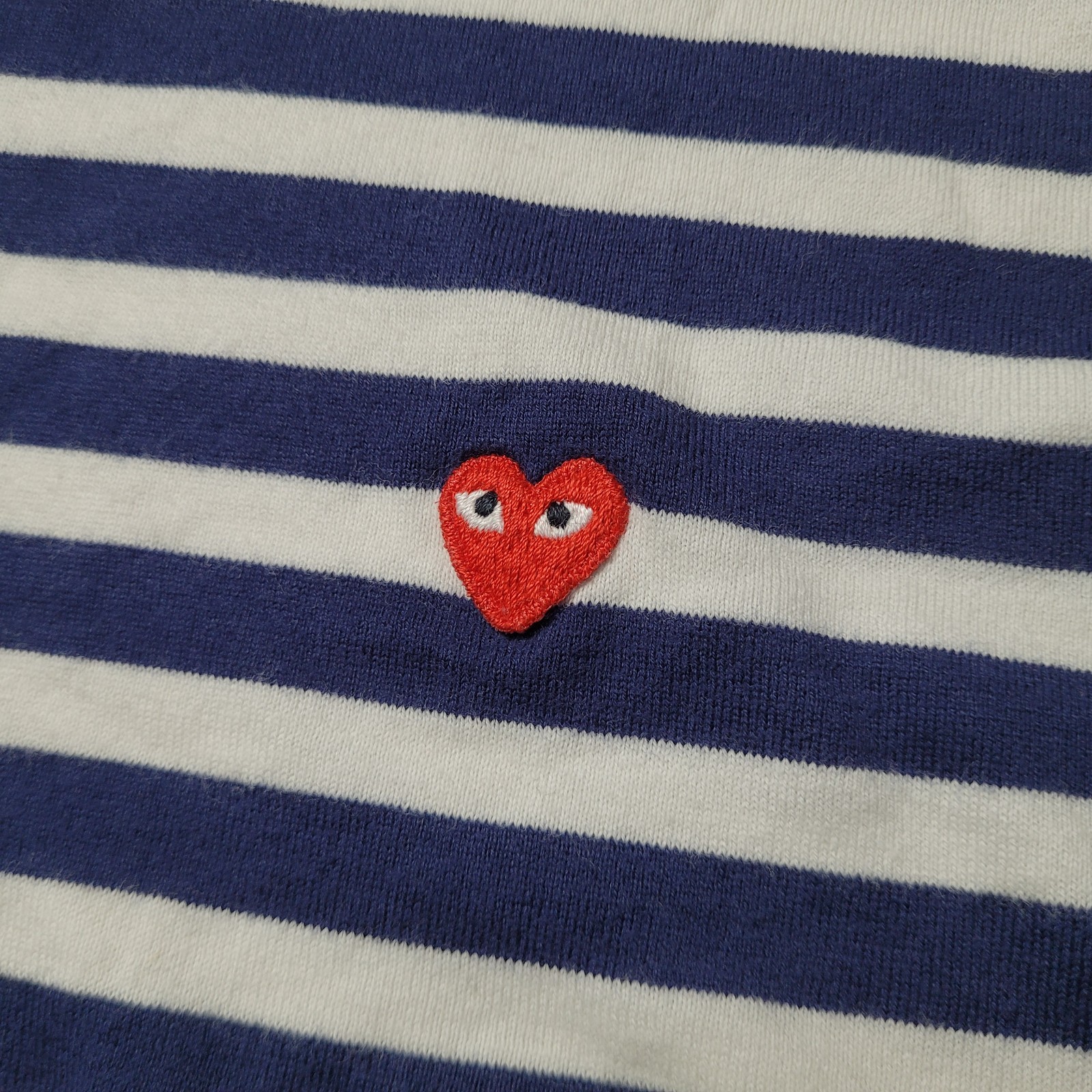 Comme des Garcons Striped Long Sleeve T Shirt Mens Size M (S)