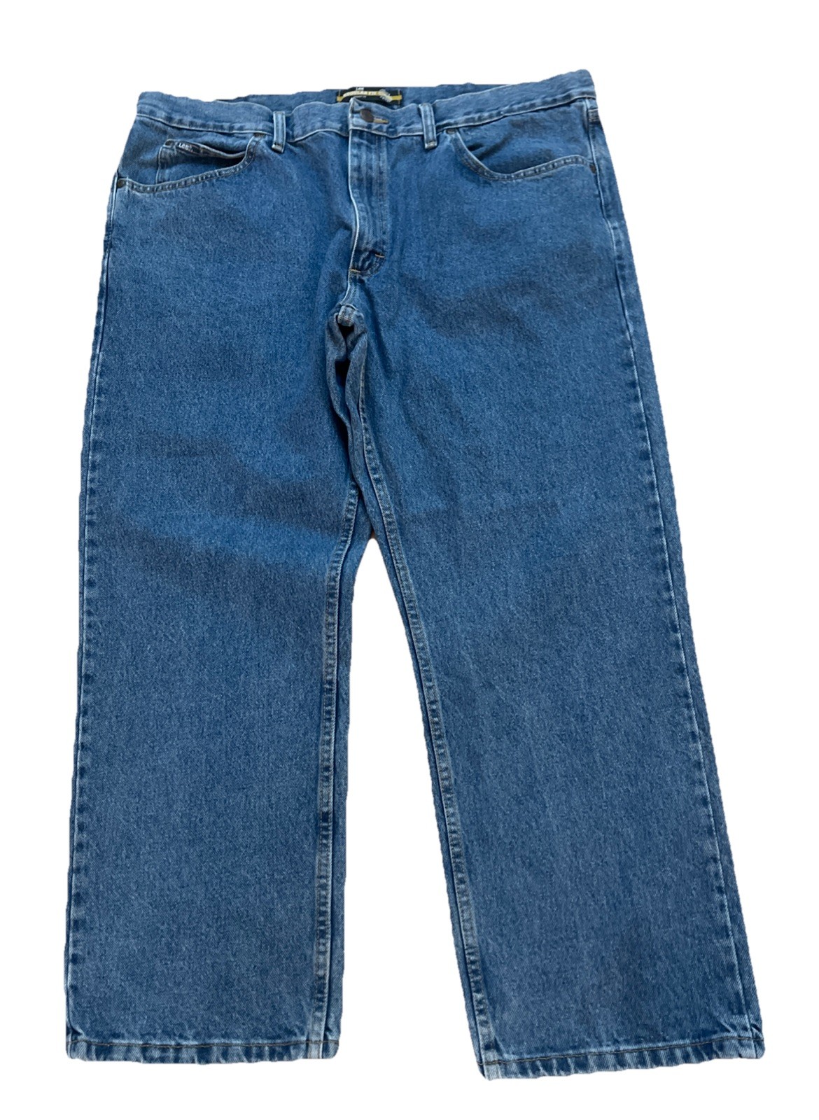 Lee Premium Select Relaxed Fit Denim Jeans Men’s 42×29 Medium Wash Straight Leg