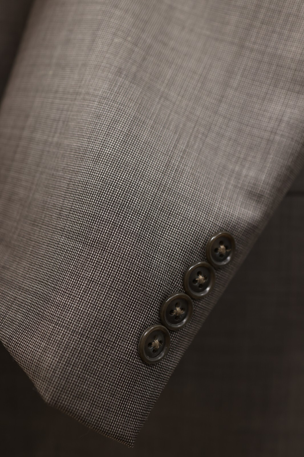 CALVIN KLEIN mens brown nailhead 100% WOOL sport coat suit jacket blazer 42 R