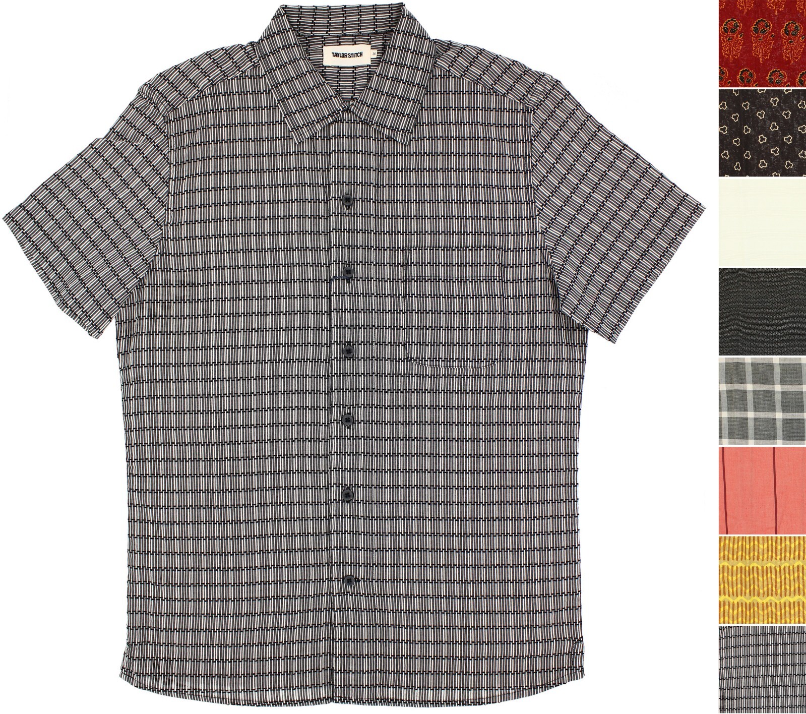 Taylor Stitch Men’s Shirt, The Short Sleeve Hawthorne Button Down Casual Top