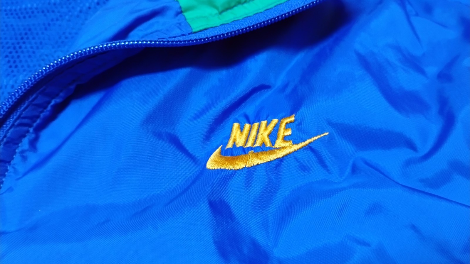 Vintage 80’s 90’s Nike Windbreaker Jacket, Color Block Full Zip XXL