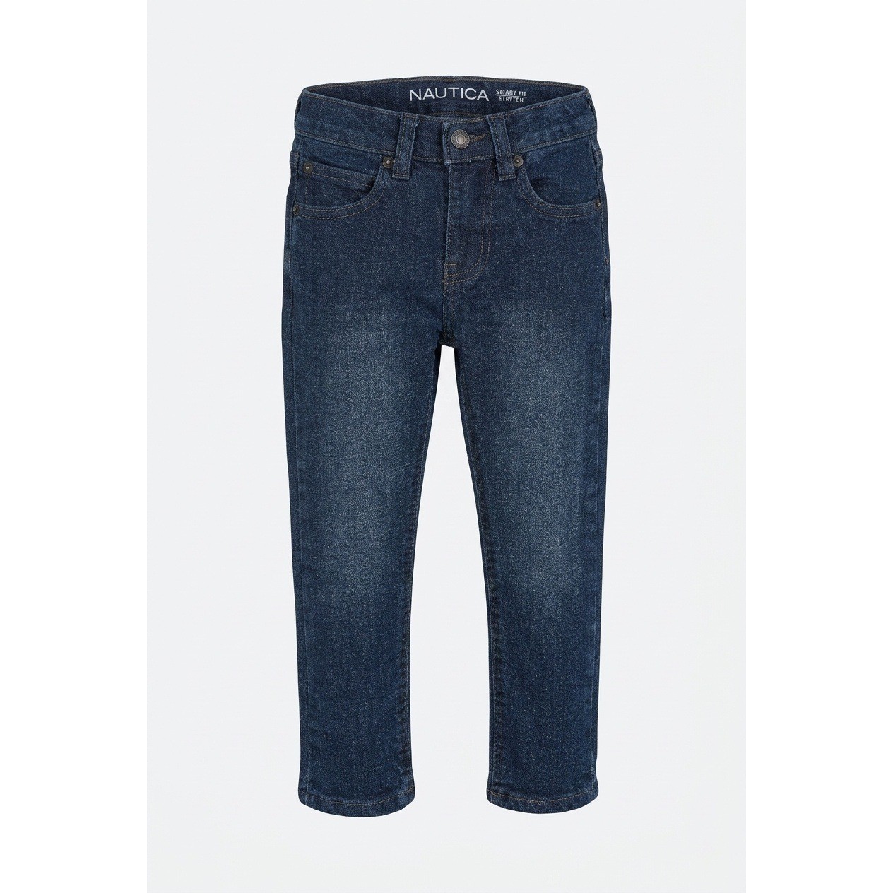 Nautica Boys Skinny Fit Stretch Jeans Dark Wash Blue Denim Size 4