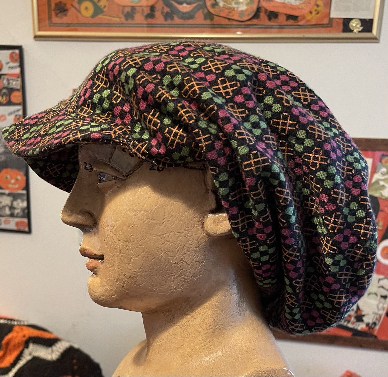 Steve Madden Vintage Hat Slouch Floppy Soft Brim Retro Hippie Y2k