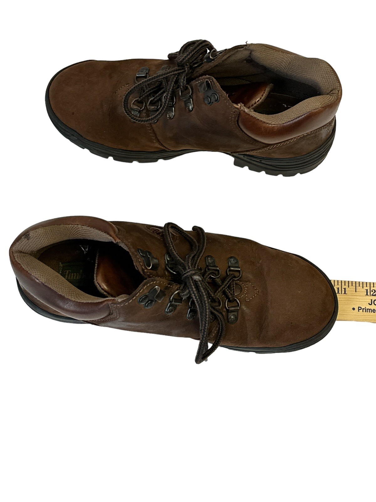 Timberland Dark Brown Boots Made in Italy Measurements In Pictures