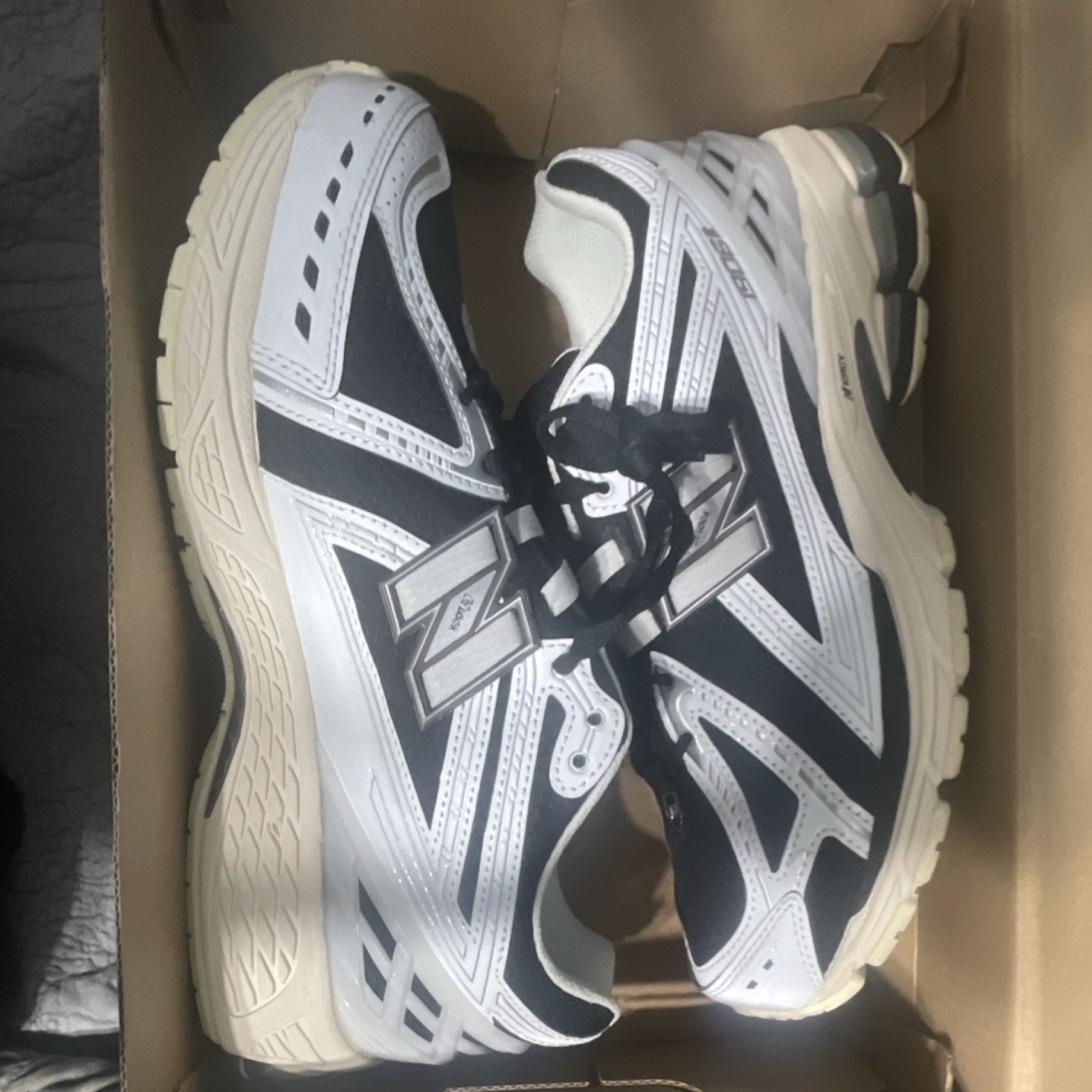 New Balance 1906R Black White Mesh Low Top Athletic Sneakers