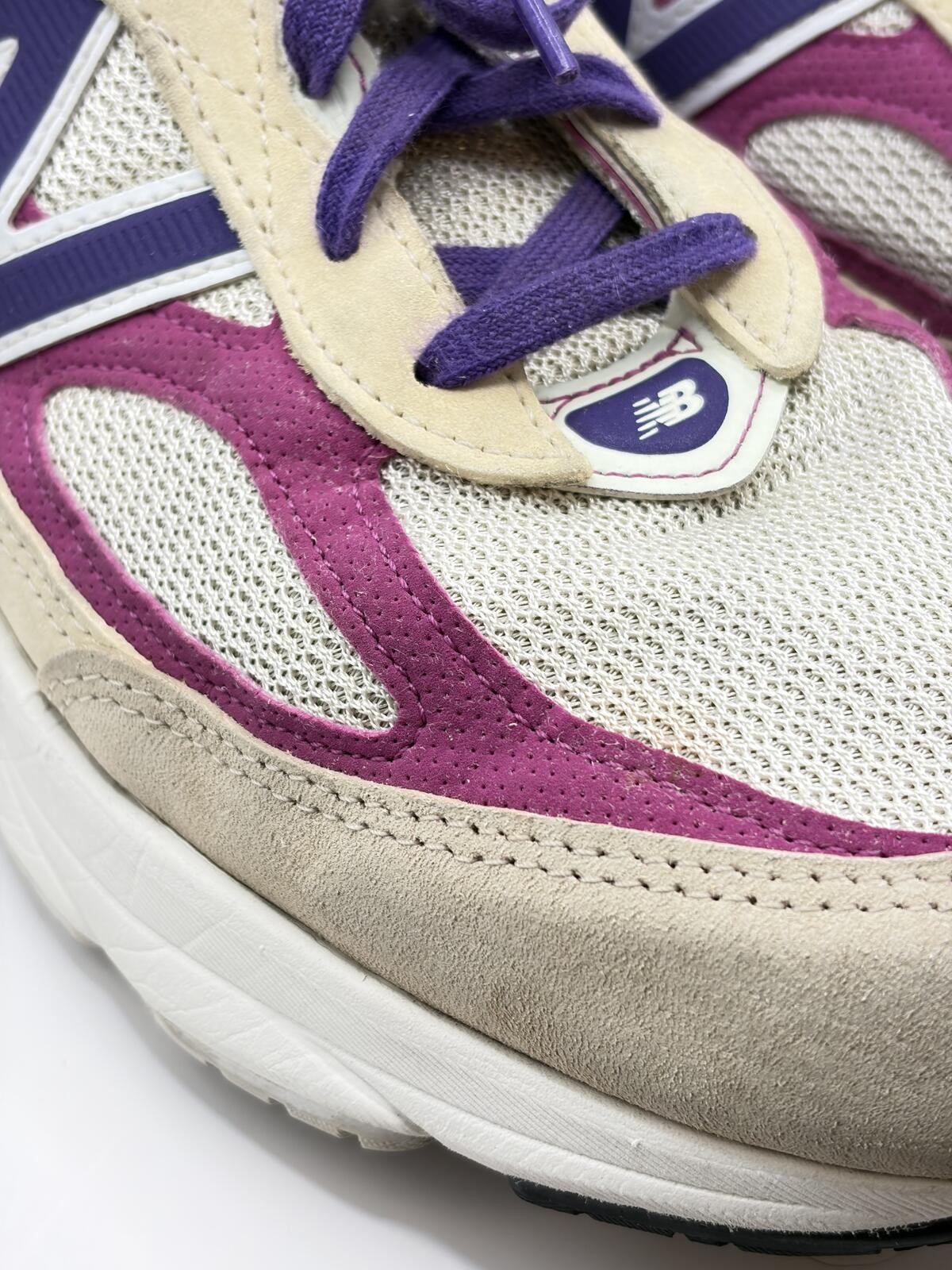 New Balance 990v6 Made USA Teddy Santis Macadamia Nut Magenta Pop U990TD6 11.5