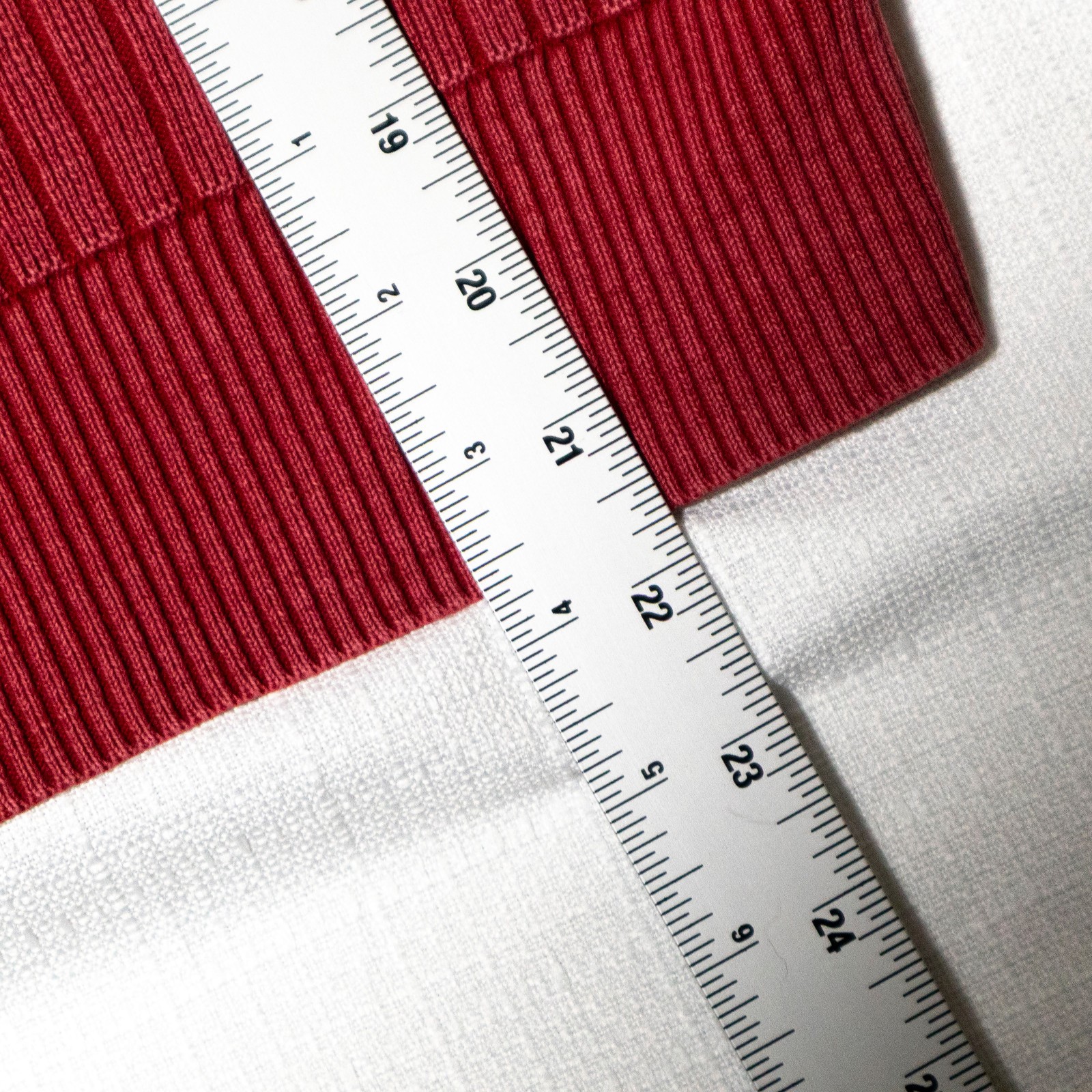 Rag & Bone Ribbed Cotton Sweater Red Minimalist Preppy Crewneck Women’s Medium