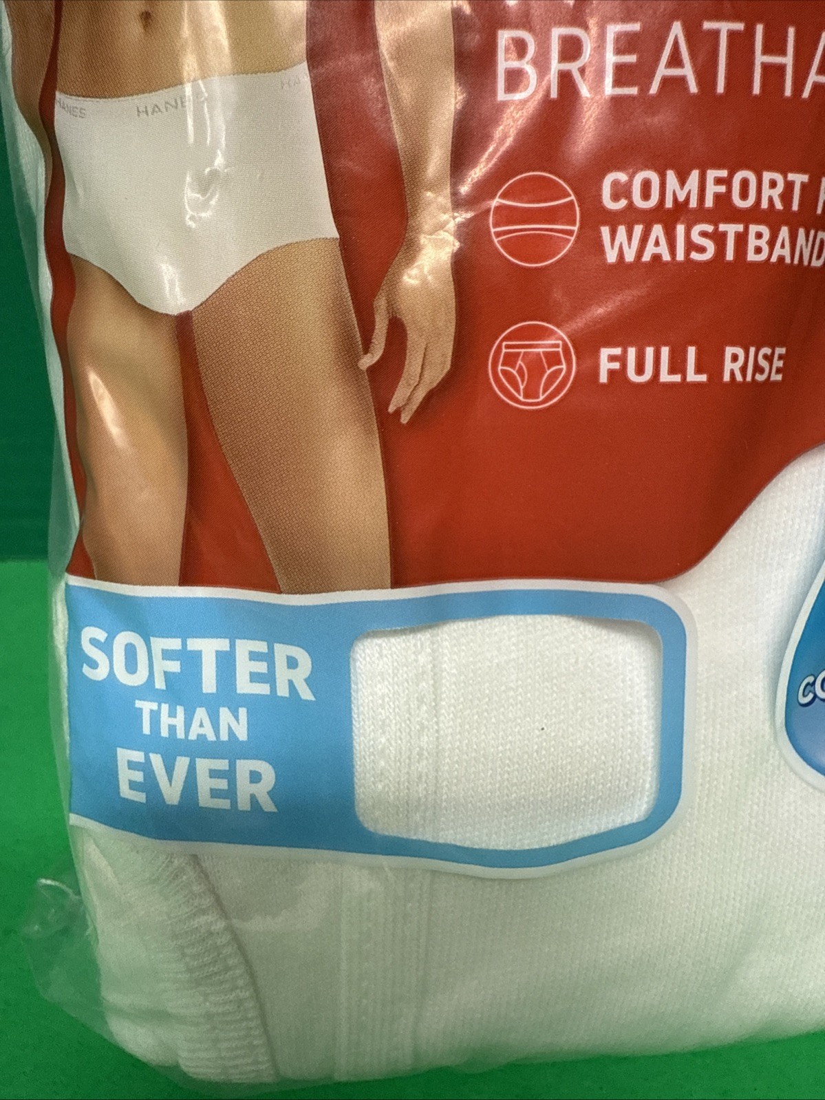 Hanes Briefs 6-Pack Men’s Tagless White Underwear 100% Cotton Size XL 40-42 NEW