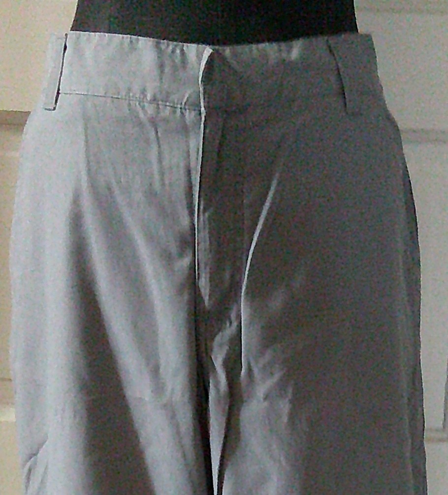 90’s OLD NAVY Gray & Black Flat Pants Slacks Trouser 12
