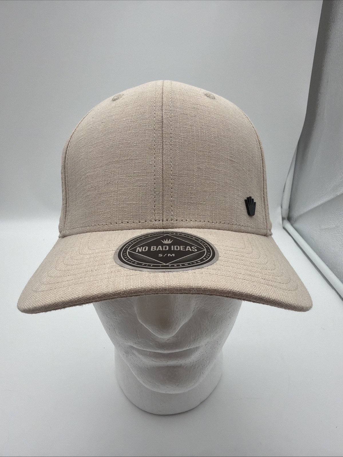 NO BAD IDEAS HAMILTON 2.0 MENS STRETCH FIT HAT S/M Or L/XL TAN BEIGE NEW