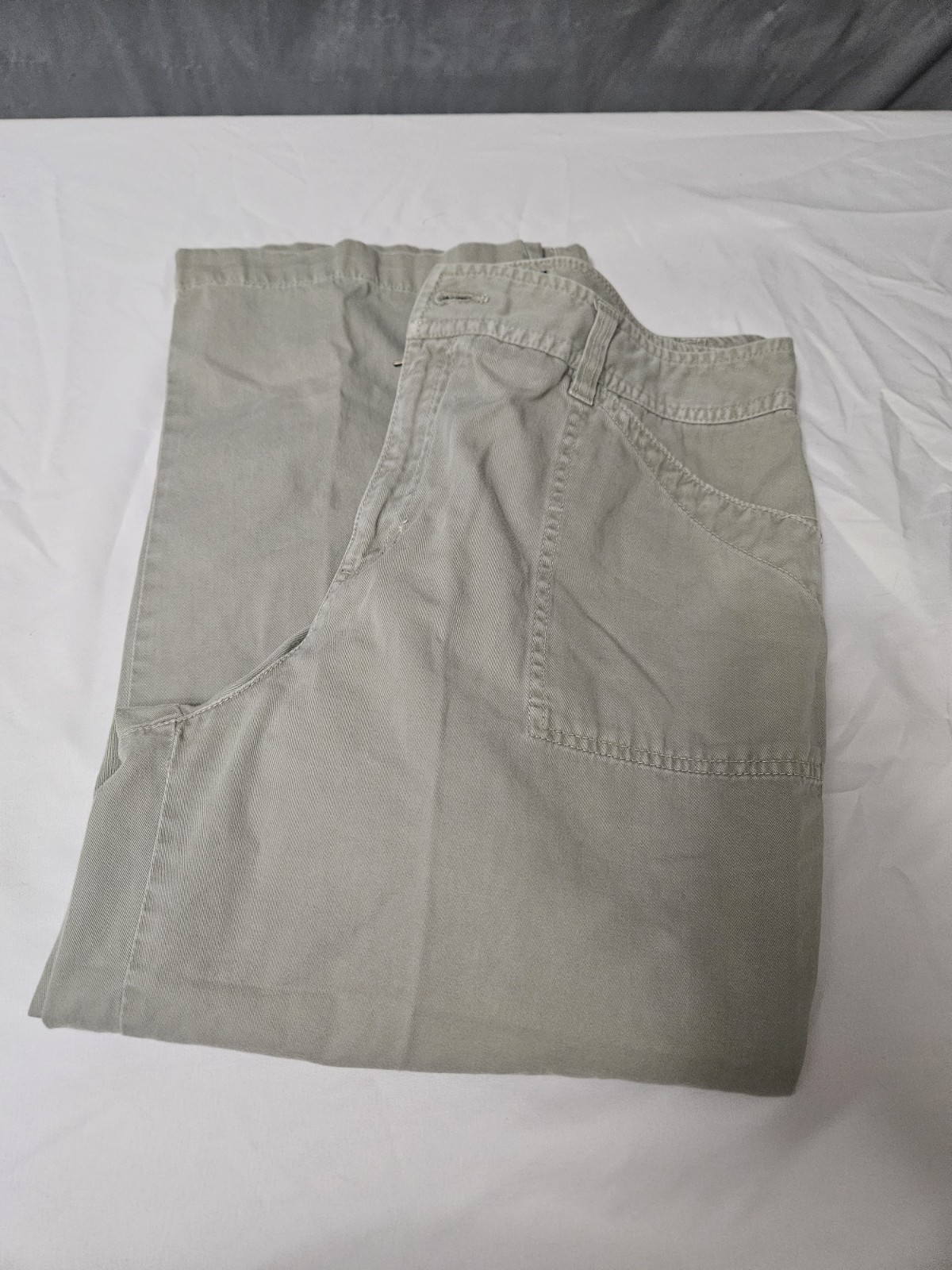 Carribean Joe Cropped/Capri Green Vacation Casual Travel Beach Pants Size 10!