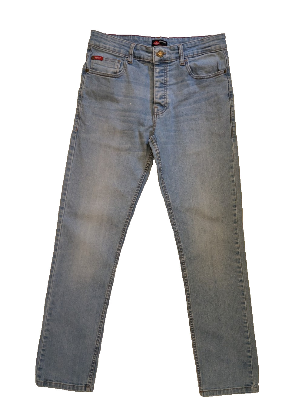 Men’s Lee Cooper Originals Classic Five-Pocket Light Blue Jeans Size W32 L32