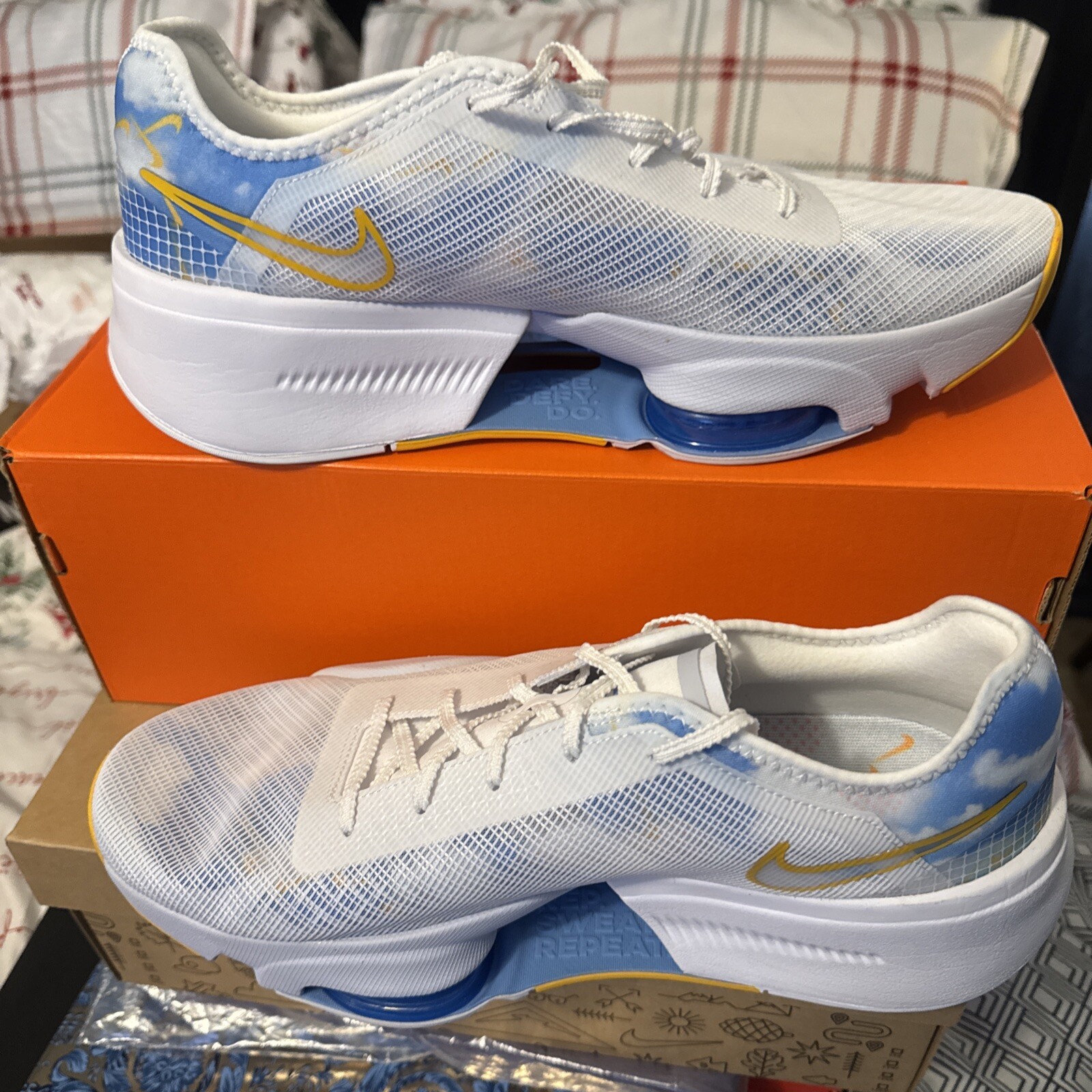 Size 11.5 – Nike Air Zoom SuperRep 3 White University Gold W