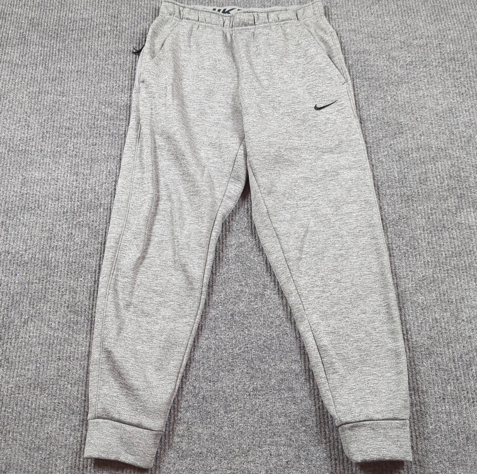 Nike Pants Mens Small Gray Atheltic Running Therma Fit Lounge Sweat Jogger