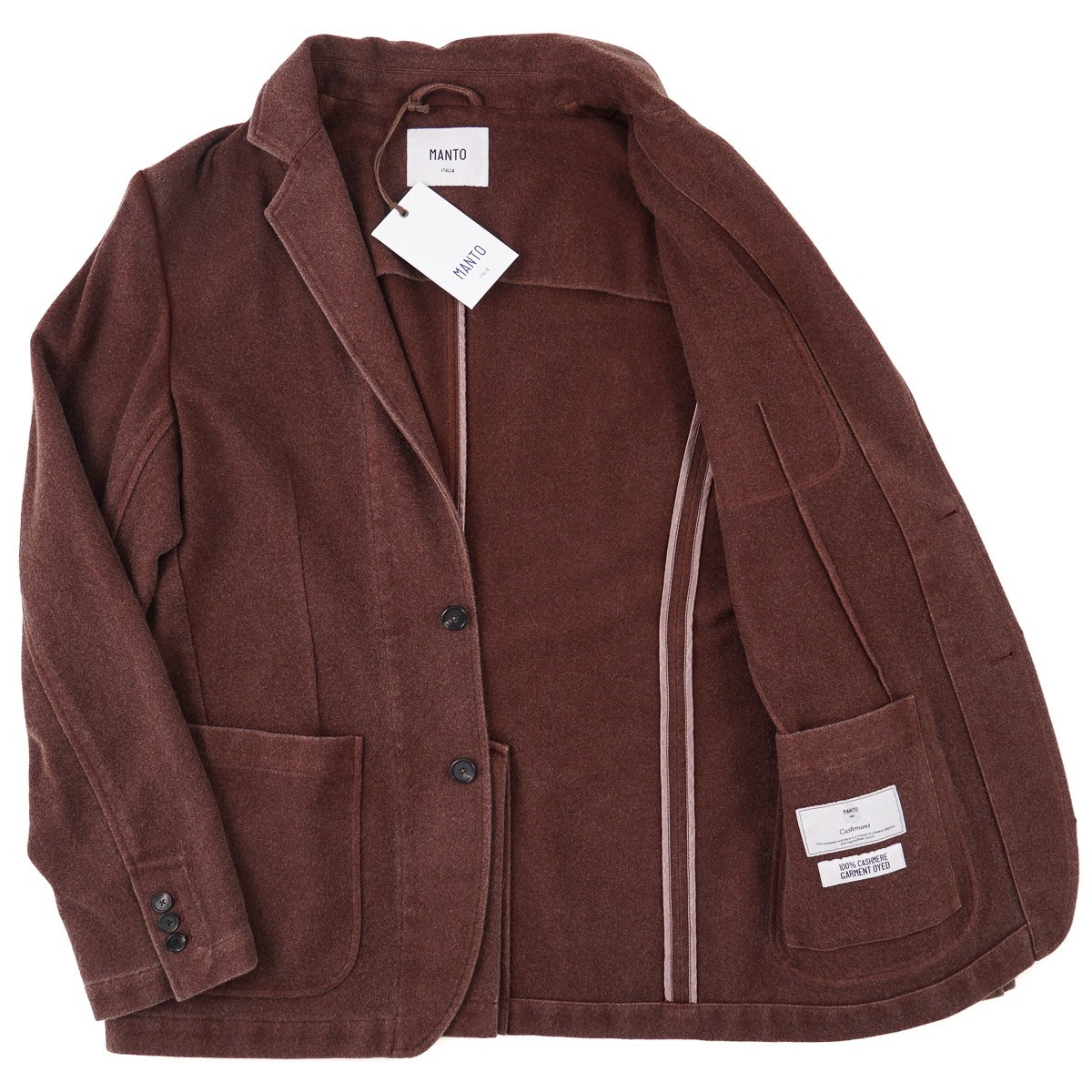 Manto F/W 25-26 Garment-Washed Cashmere Outerwear Blazer M (Eu 50) NWT Jacket