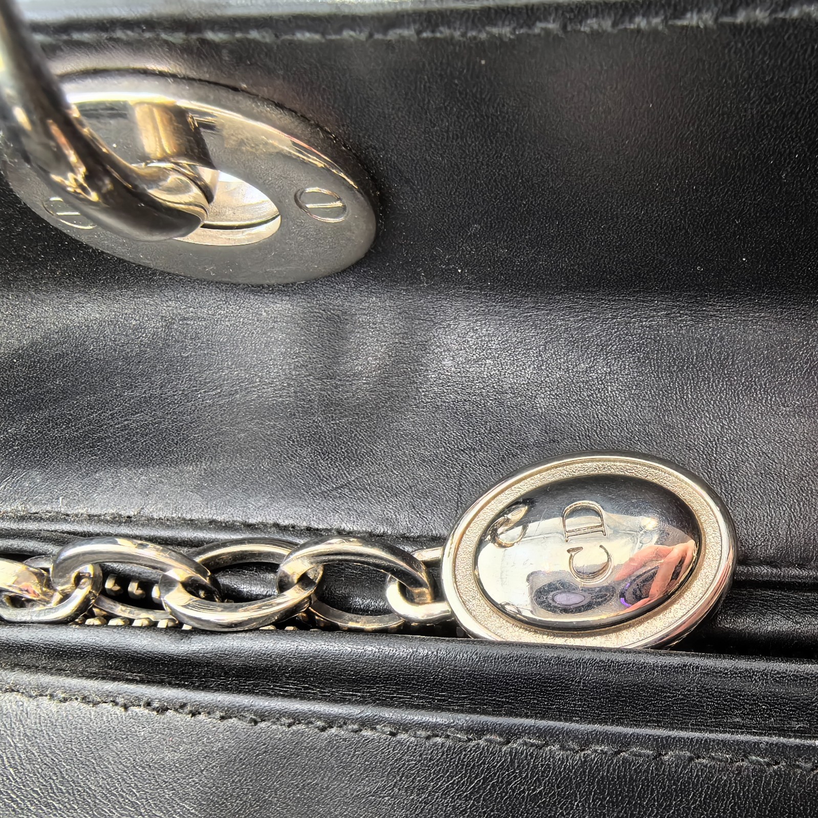 Calf Skin Leather Lady Dior Medium BF00257