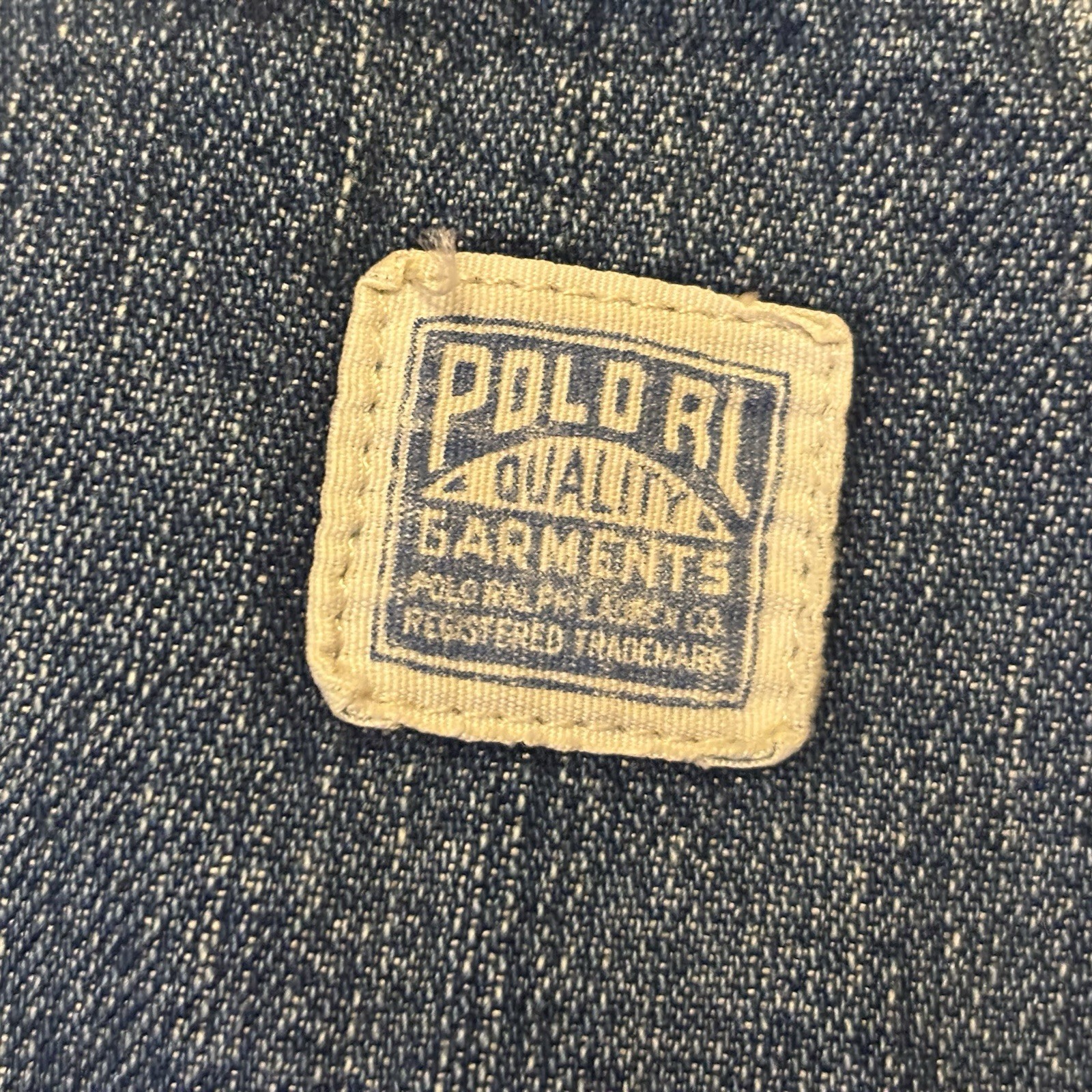 Polo Ralph Lauren Carpenter Utility Paint Splatter Double Knee Denim Jeans 38×30