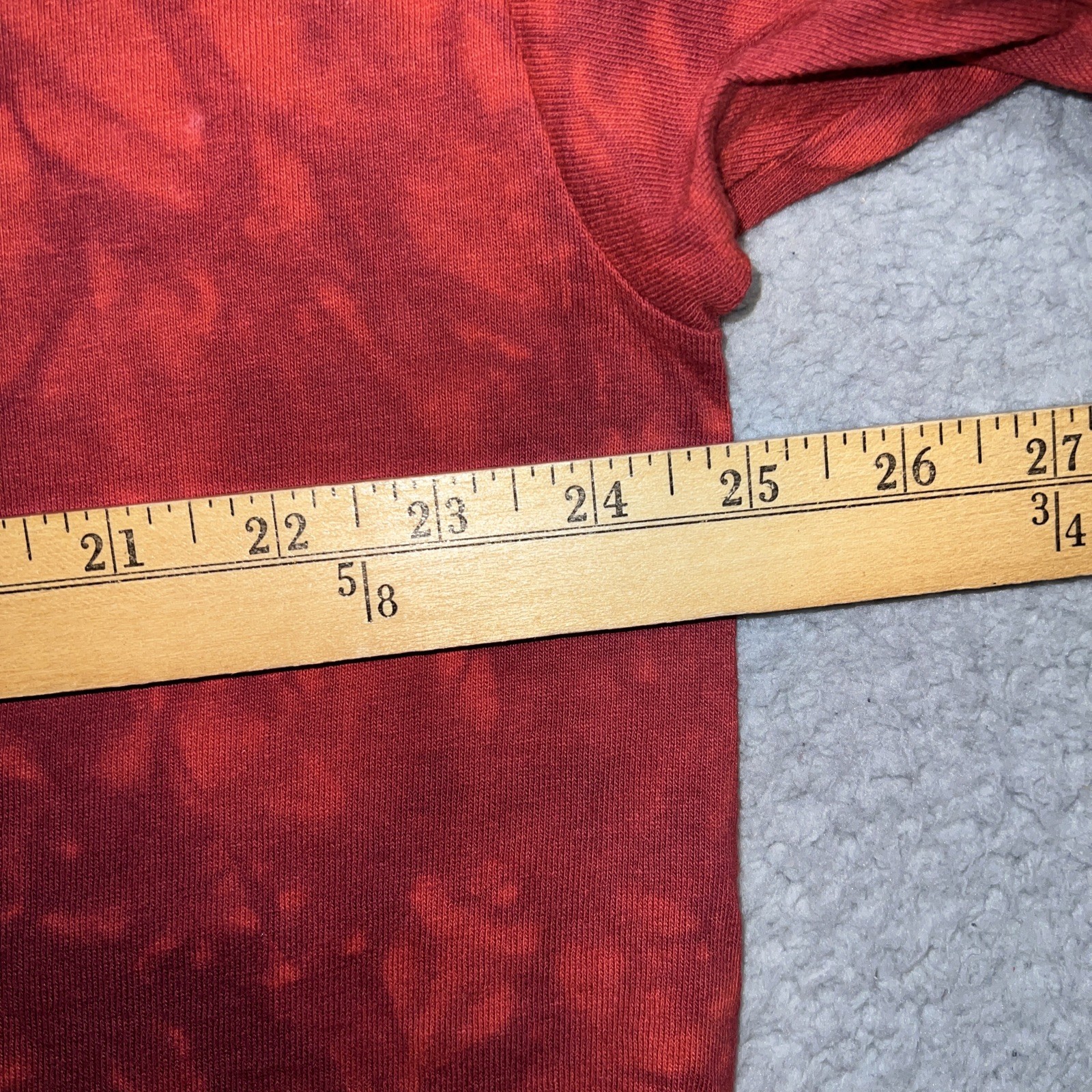 The Mountain Horse T Shirt Mens Sz XL Red Tie Dye Pinegrove Kim McElroy 2007 Tee