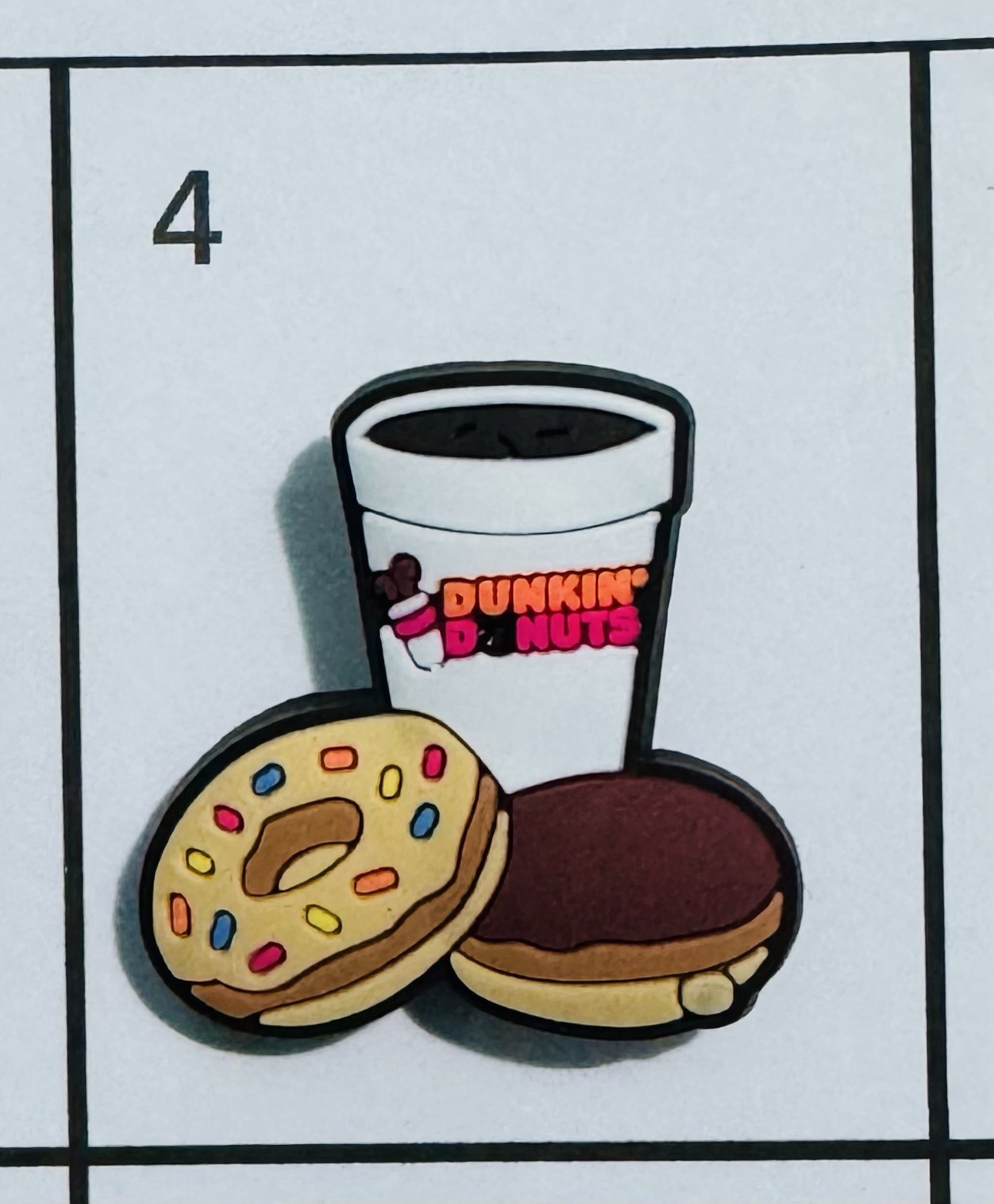 Dunkin Donuts & Coffee Shoe Croc Charms NEW Pack of 11- (11 Charms For $9)