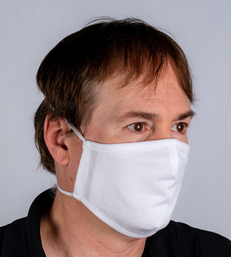 1 Dozen DELUXE Washable Face Masks – Double Head Straps (NO Ear Pain) Pocket