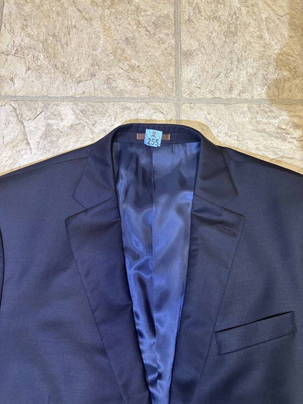 Peter Millar 100% Wool Navy Blue 2 Button Blazer Jacket Canada Size 44T