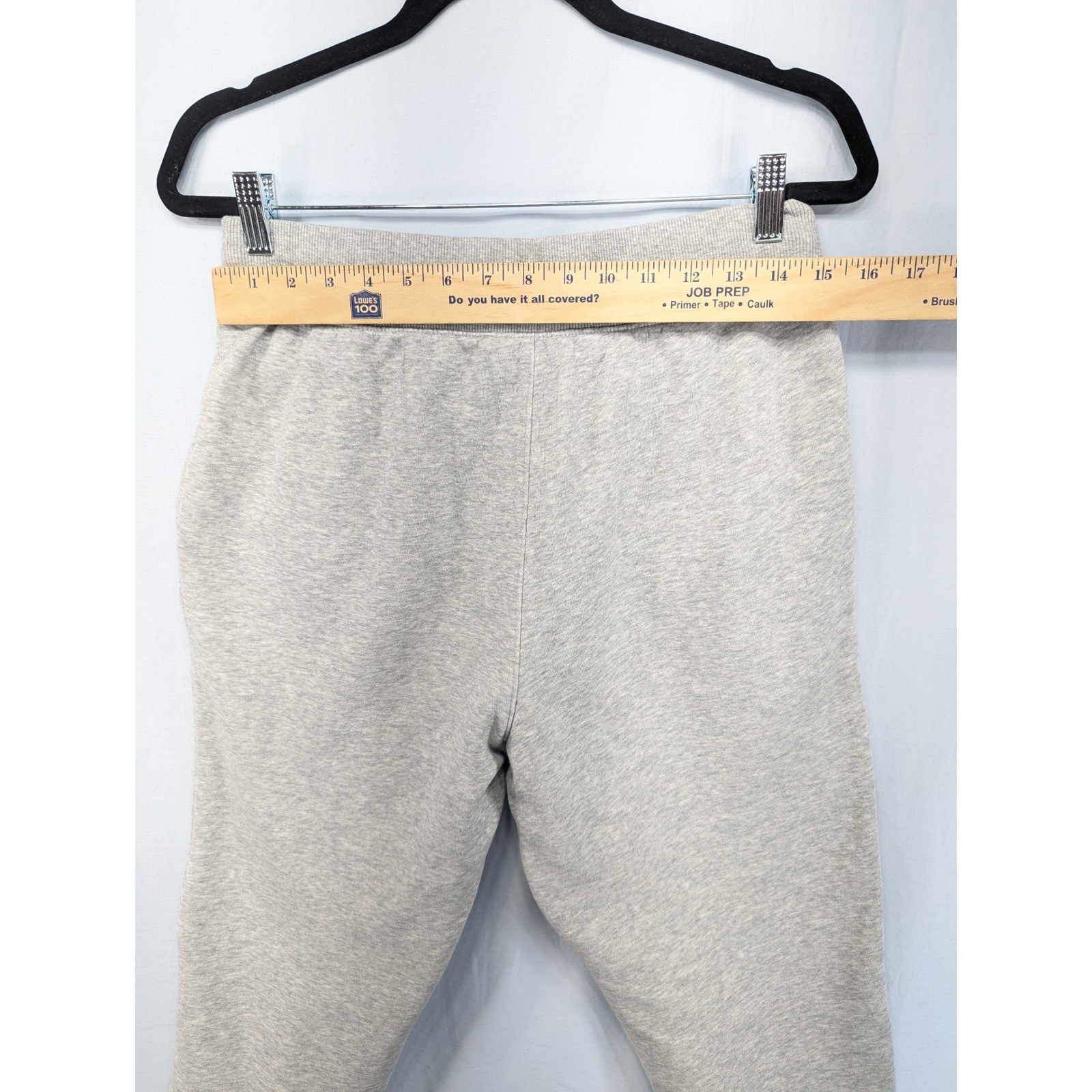 Fila Gray Sweatpants Joggers Logo Elastic Waist Drawstring Cuffed Mens Medium