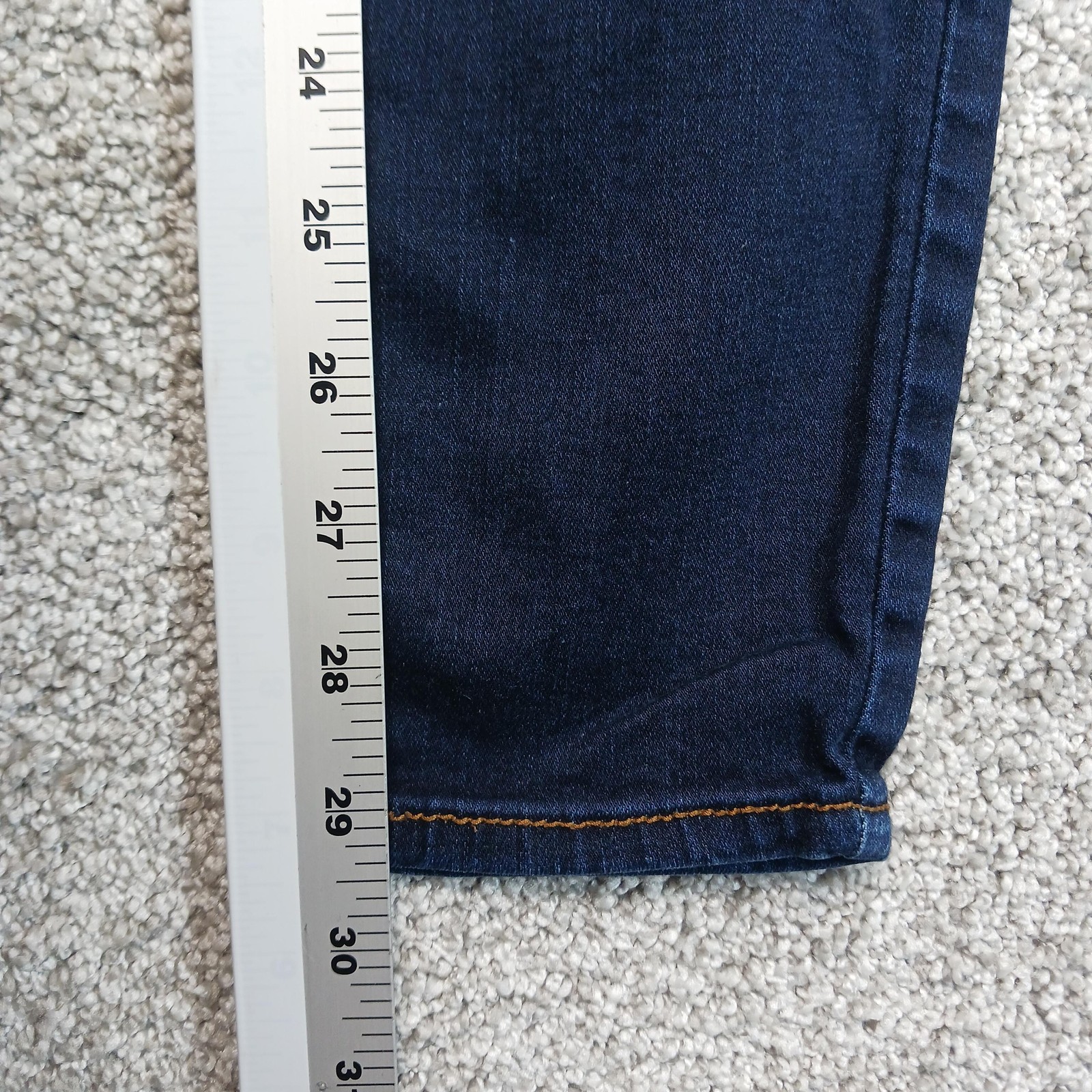 American Eagle Jegging Super Stretch Jeans Womens 8 Dark Wash Mid Rise 30×29
