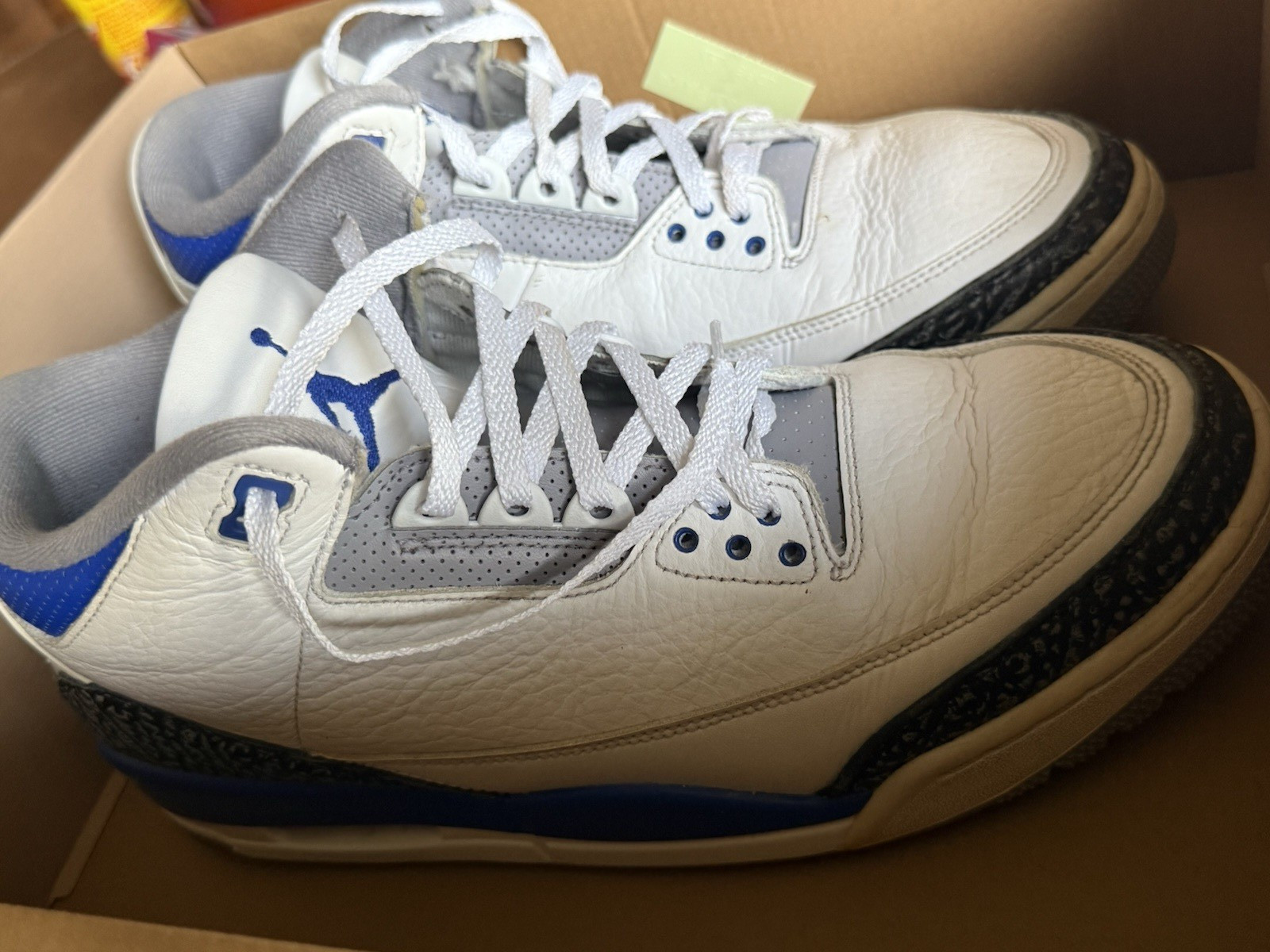 Jordan Air Jordan 3 Retro Racer Blue not original lace, no box Size 12
