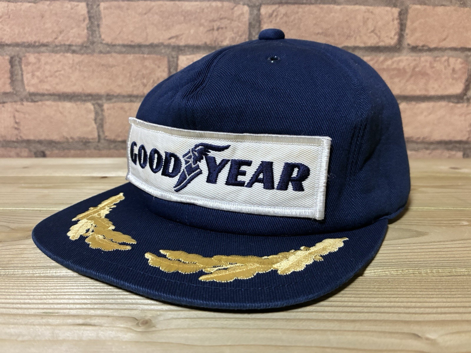 Goodyear Tire Racing Vintage Hat Cap Formula 1 Motorcycle Snapback Made In Japan