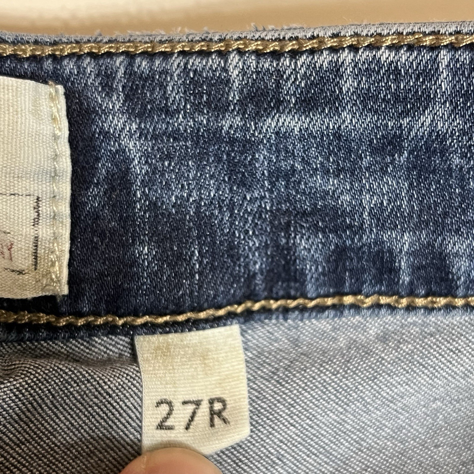 BKE Denim Payton Skinny Jeans Tag 27×31.5 Measures 29×28 Blue Distressed
