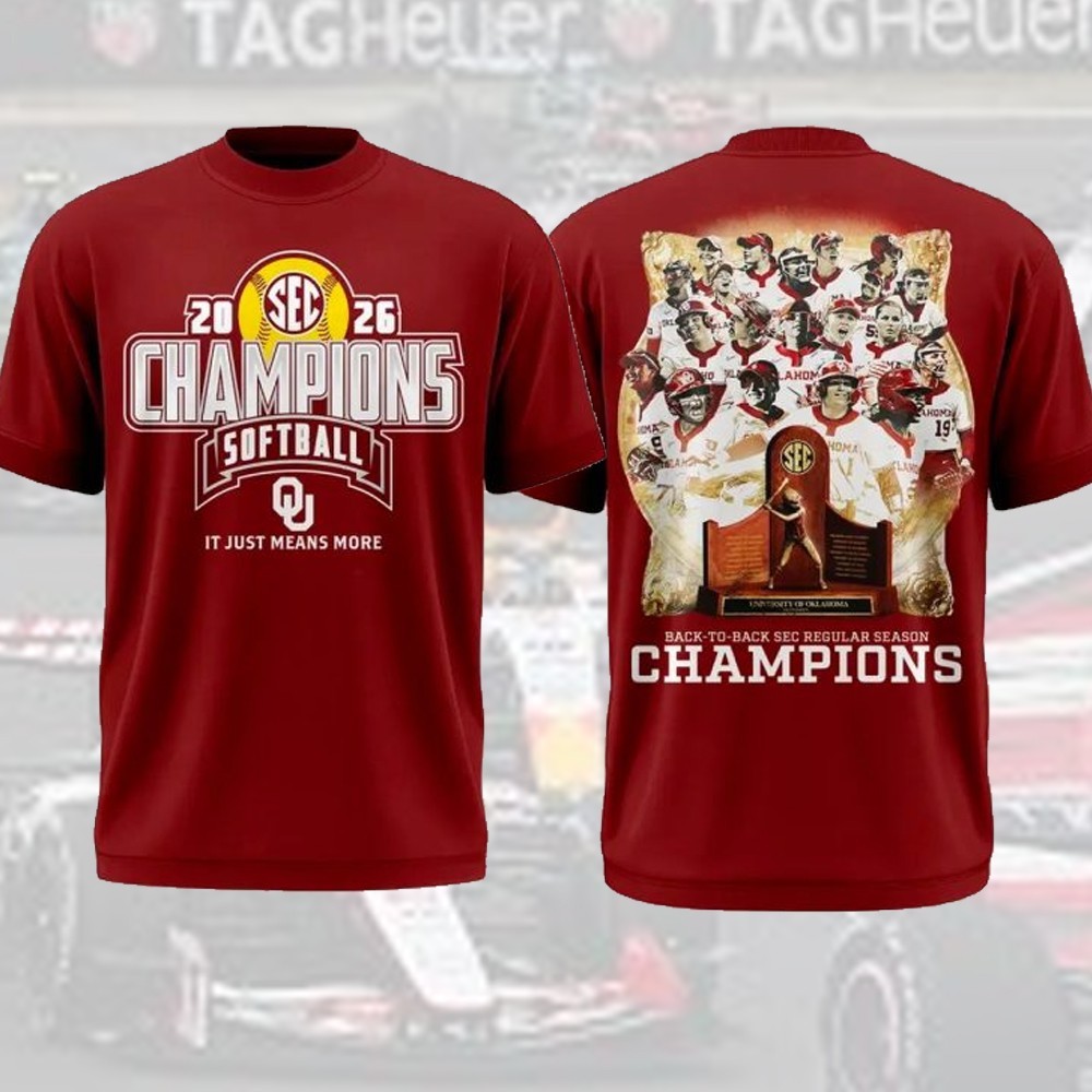 🎉NEW Oklahoma Softball Back-to-Back SEC Regular Season Champions 2026 For Fans