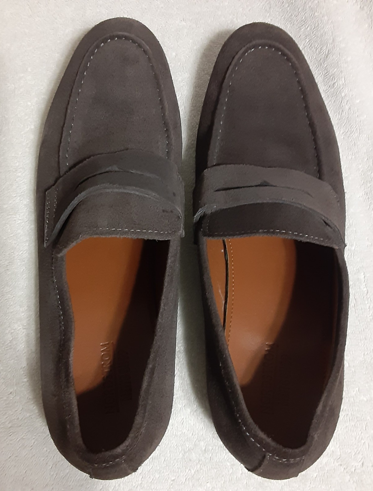 Nordstrom Men’s Size 9.5 M “Mskai” Brown Suede Penny Loafers